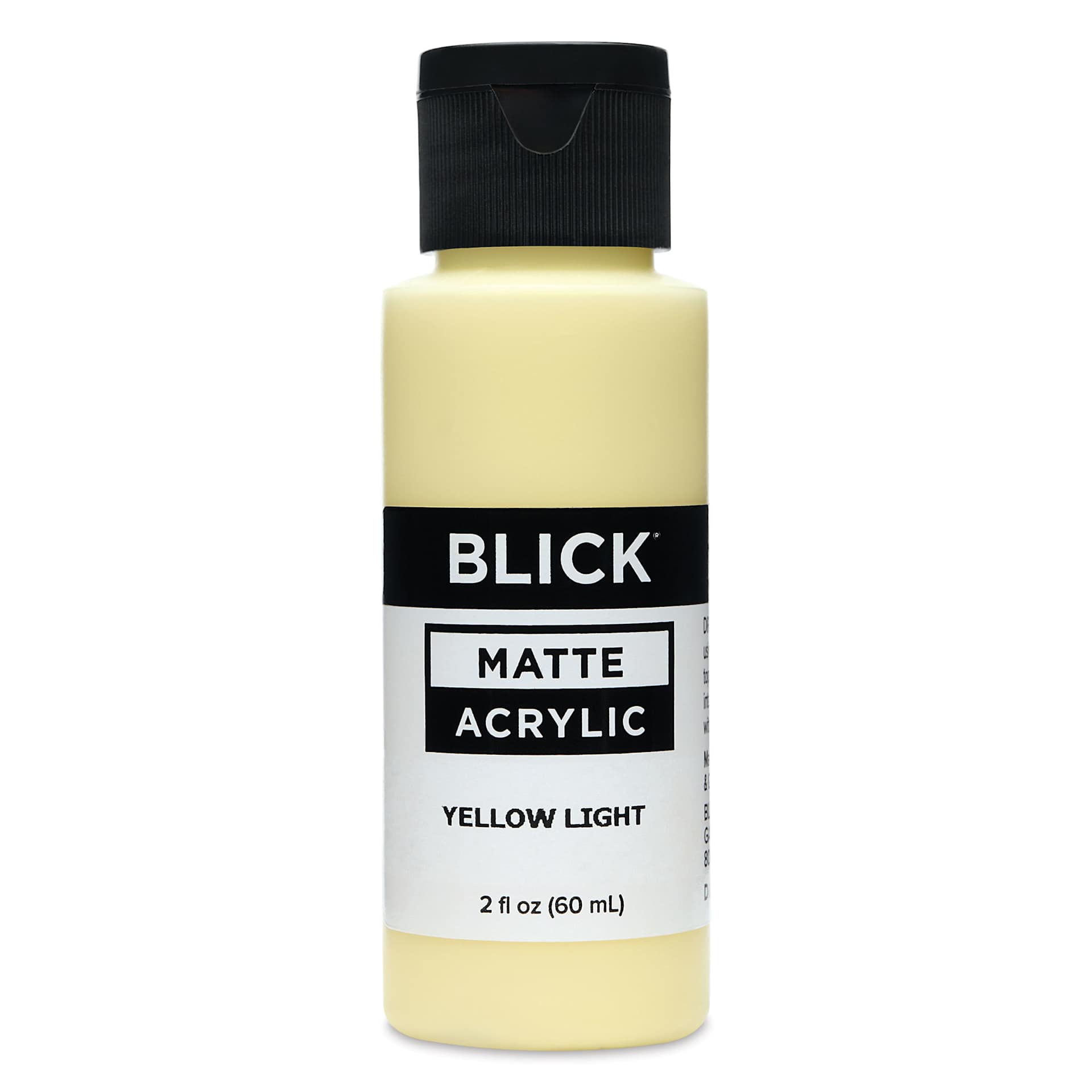 Blick Matte Acrylic - Yellow Light, 2 oz bottle