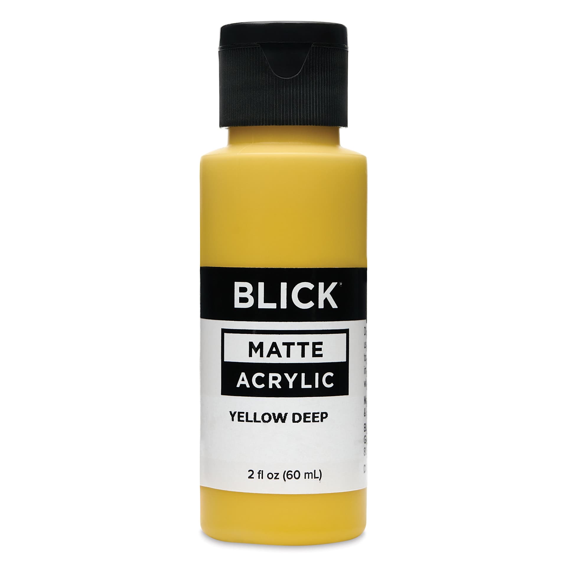 Blick Matte Acrylic - Yellow Deep, 2 oz bottle