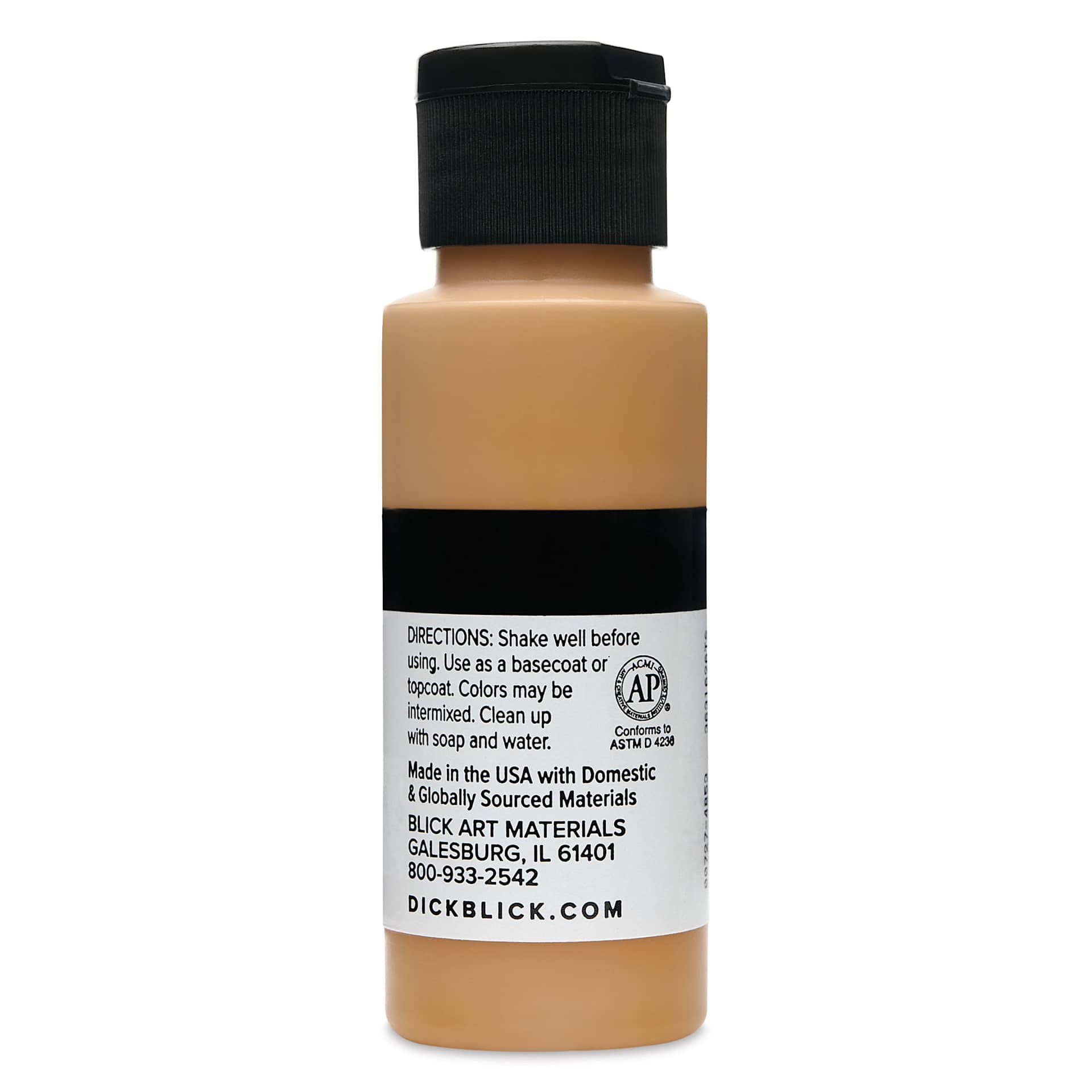 Blick Matte Acrylic - Yellow Orange Deep, 2 oz bottle