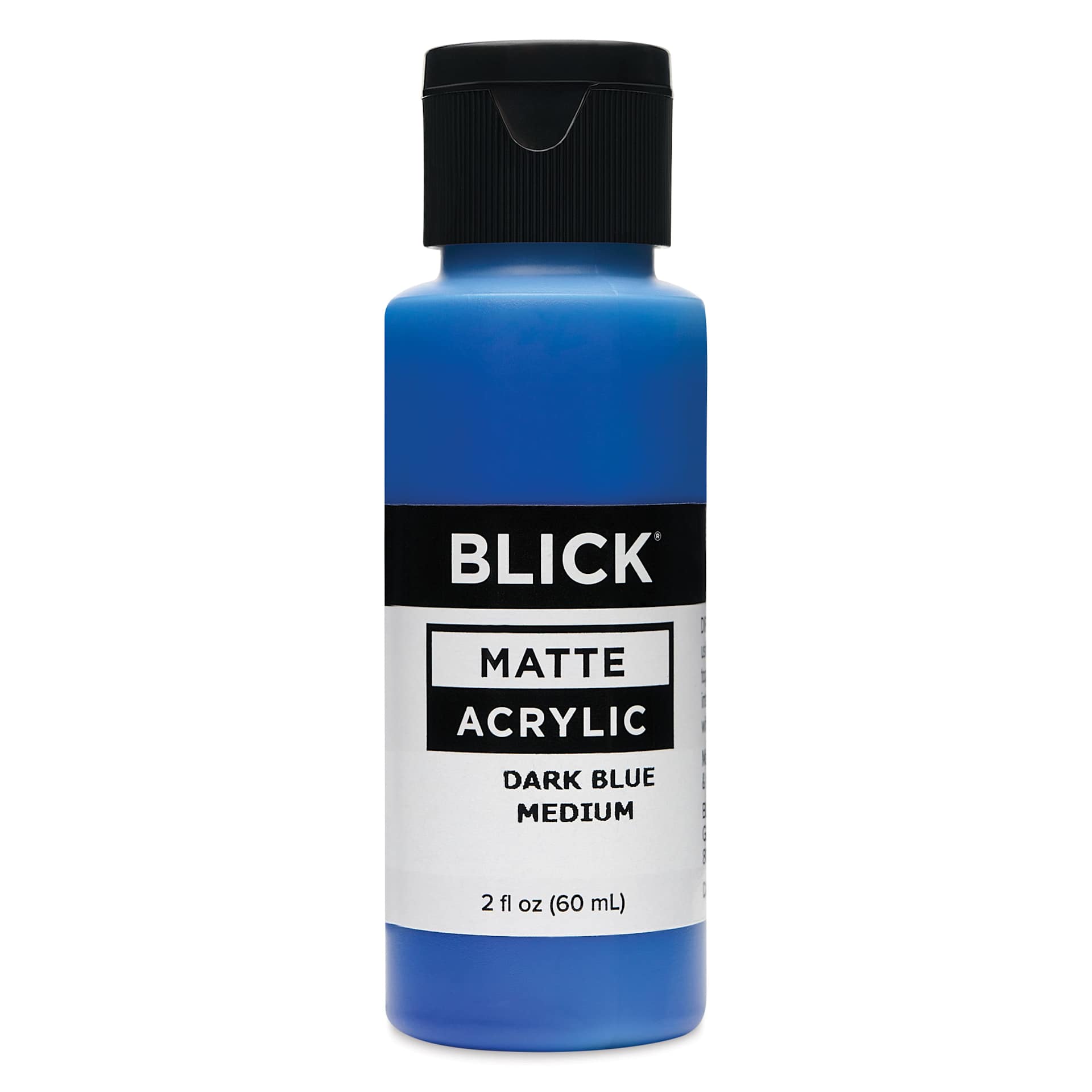 Blick Matte Acrylic - Dark Blue Medium, 2 oz bottle