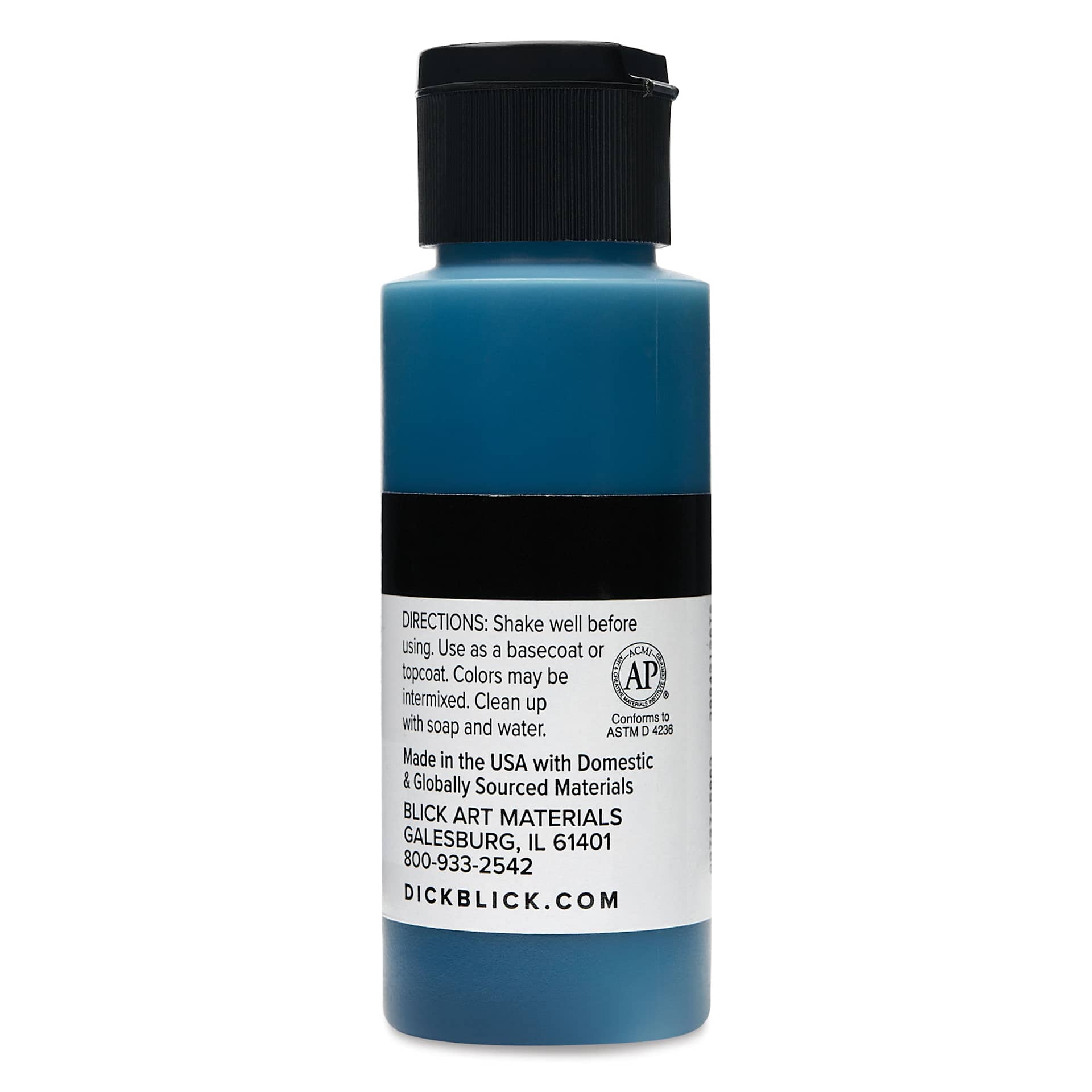 Blick Matte Acrylic - Dark Blue Deep, 2 oz bottle