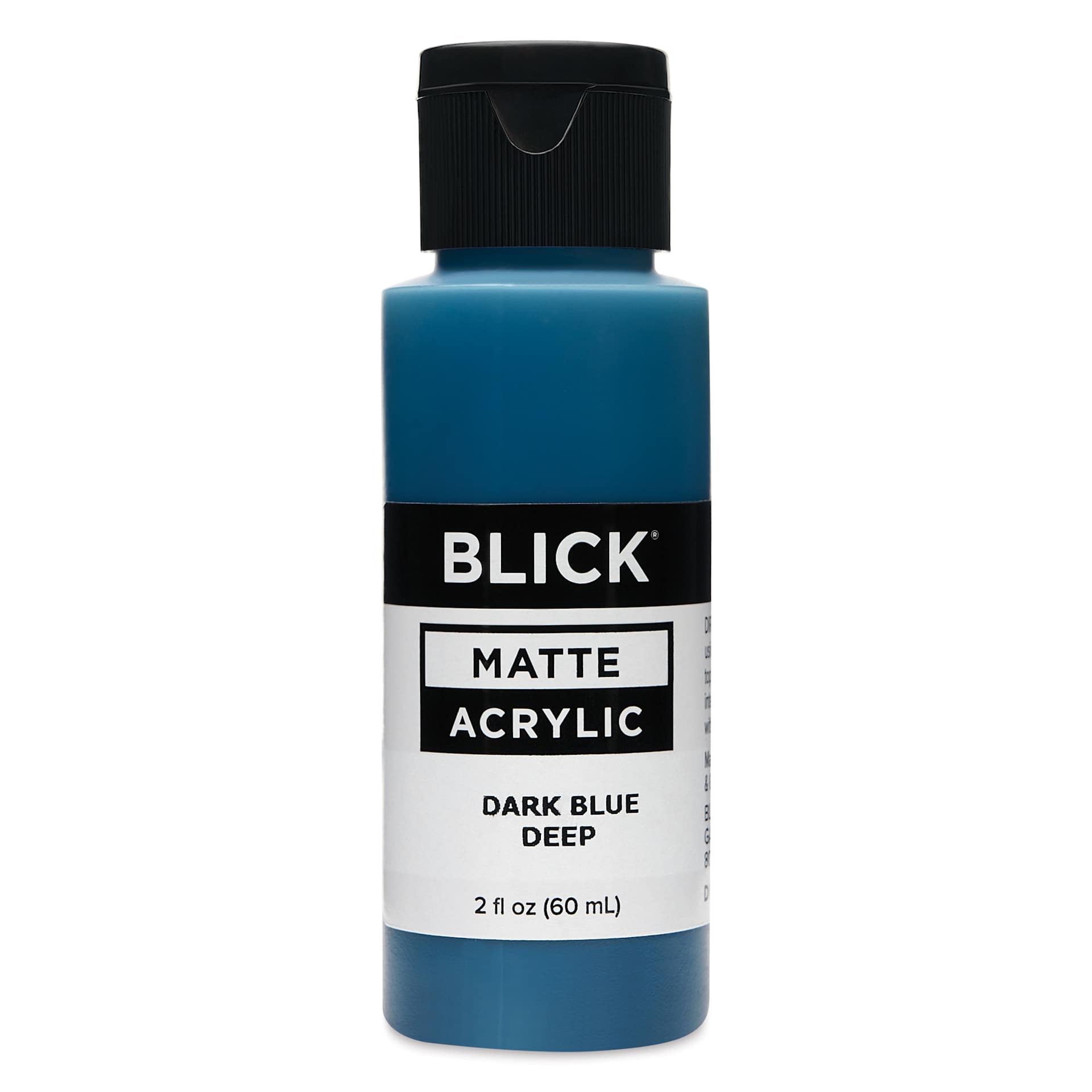 Blick Matte Acrylic - Dark Blue Deep, 2 oz bottle