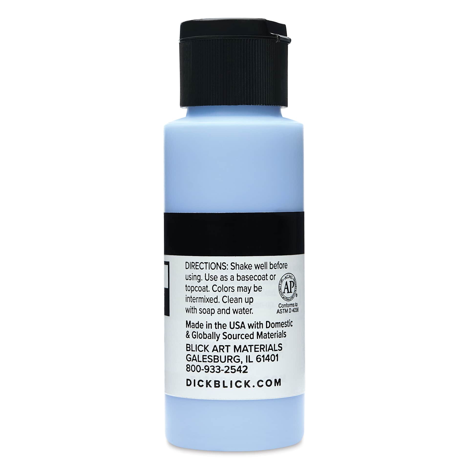 Blick Matte Acrylic - Blue Violet Light, 2 oz bottle