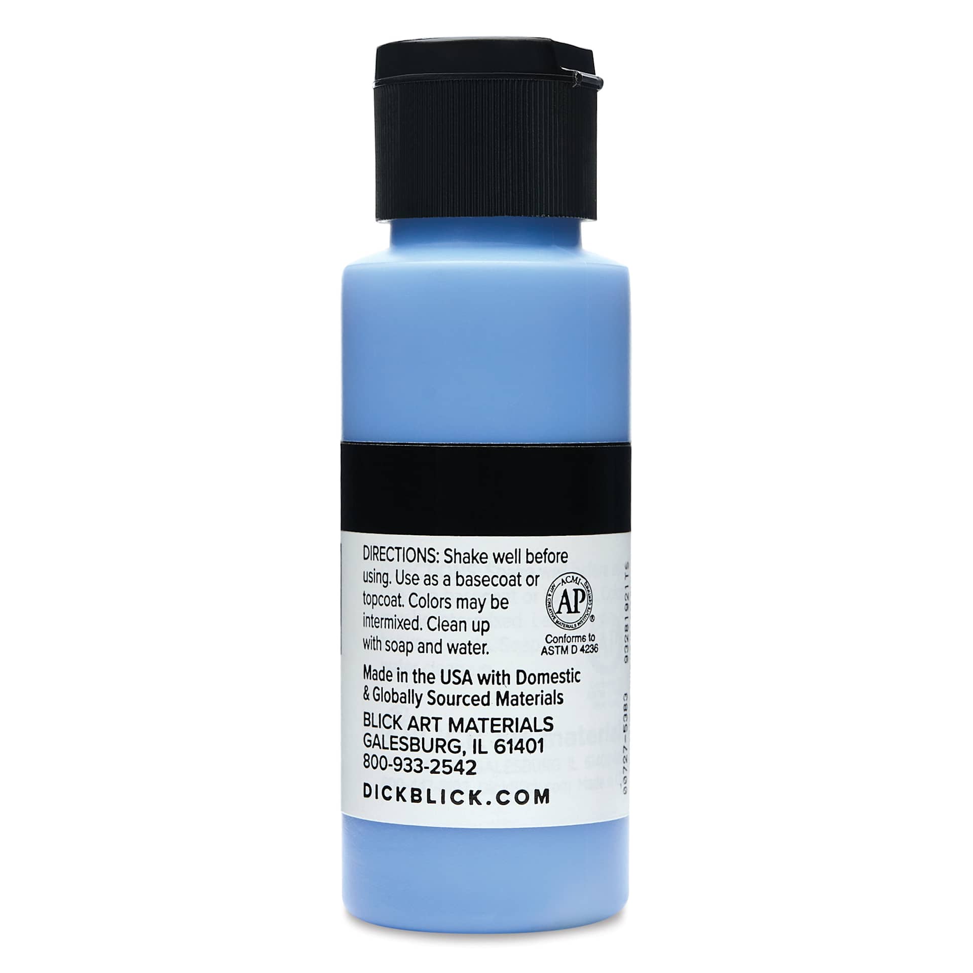 Blick Matte Acrylic - Blue Violet Medium, 2 oz bottle
