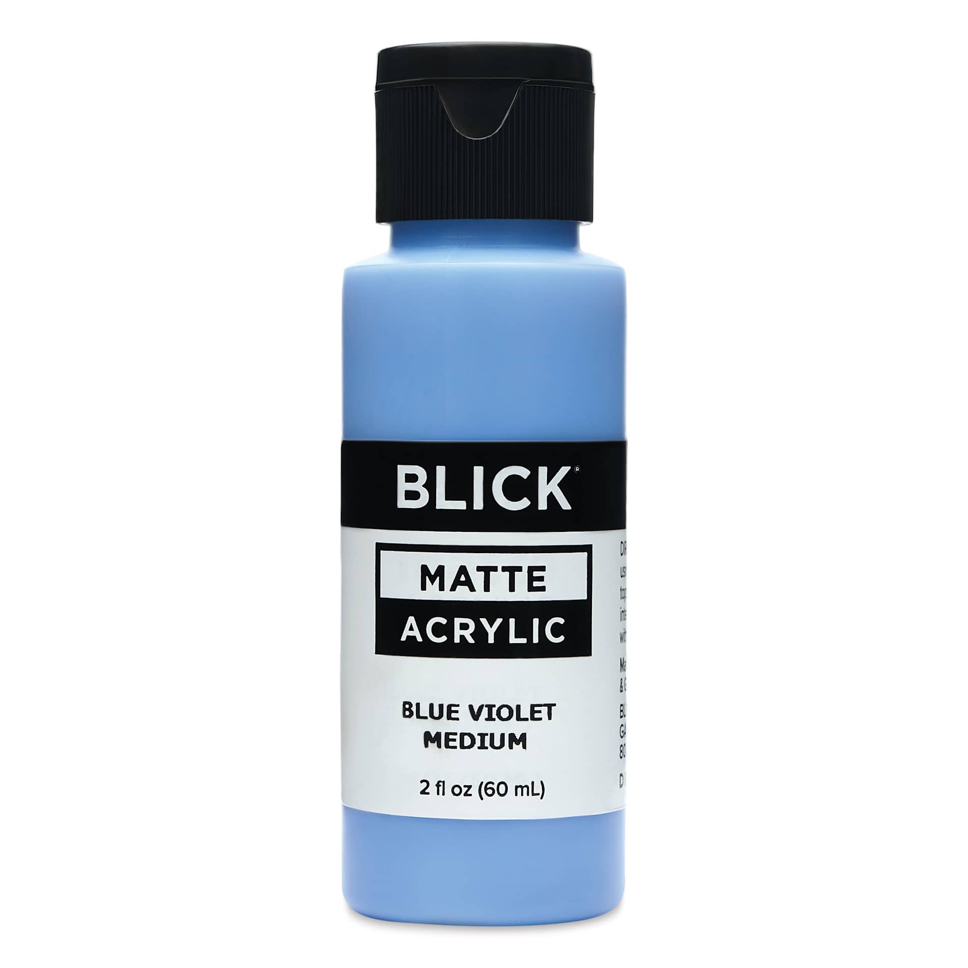 Blick Matte Acrylic - Blue Violet Medium, 2 oz bottle