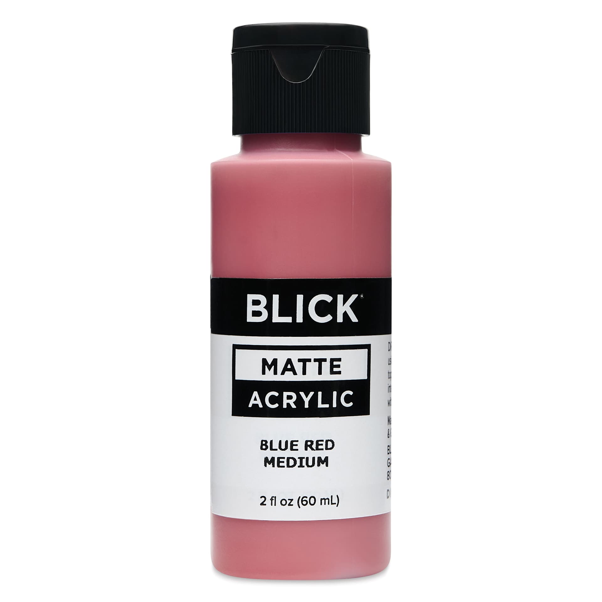 Blick Matte Acrylic - Blue Red Medium, 2 oz bottle