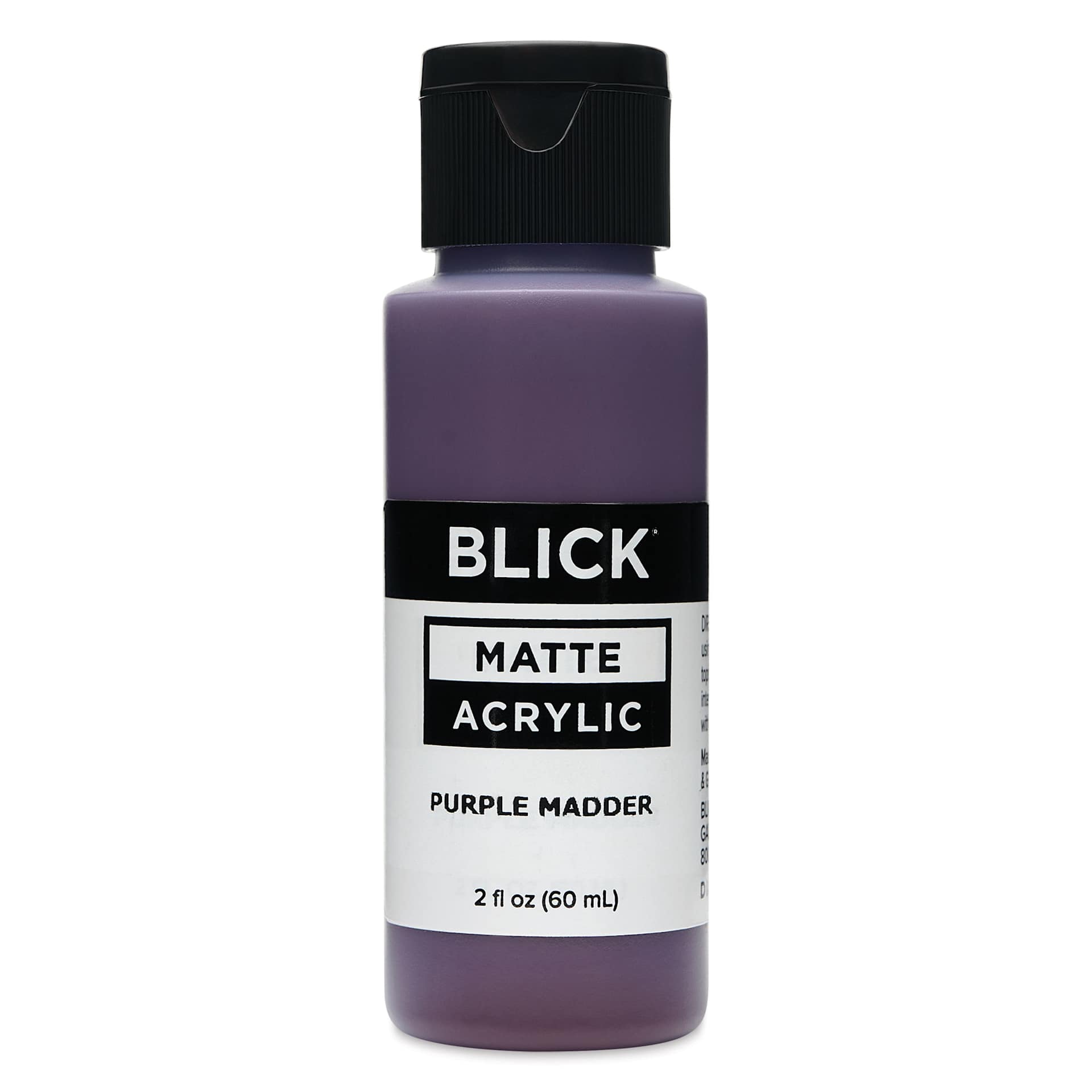 Blick Matte Acrylic - Purple Madder, 2 oz bottle
