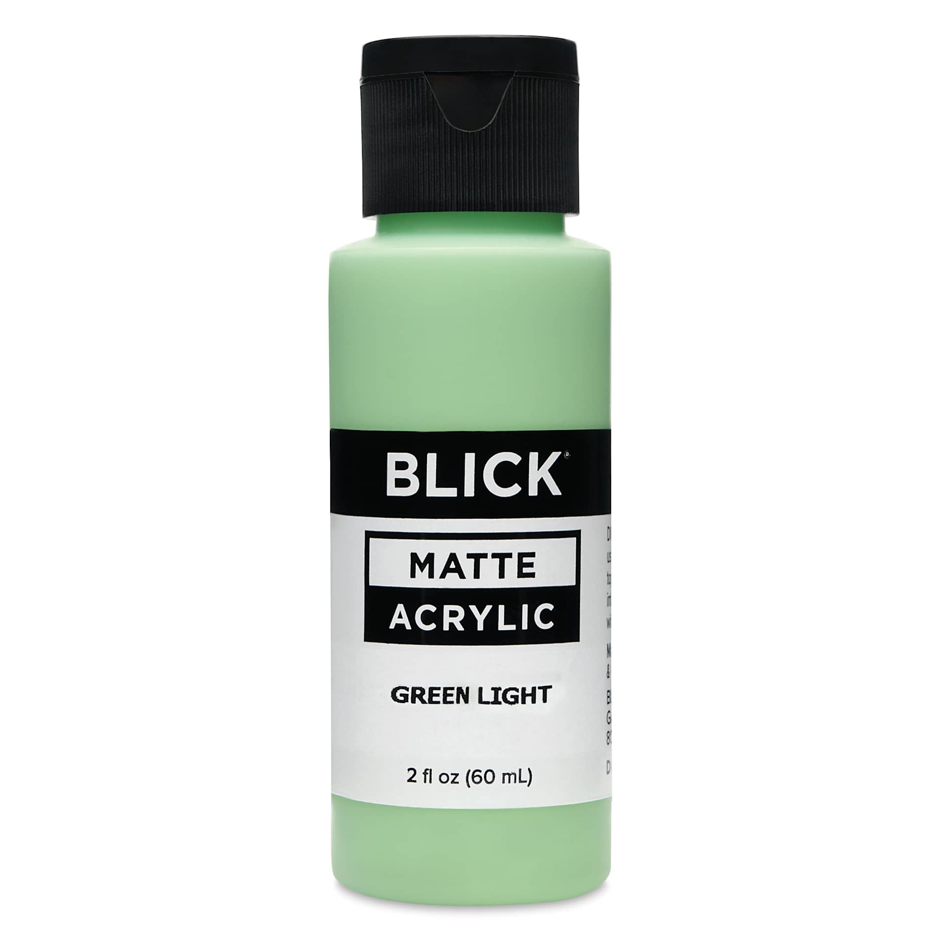 Blick Matte Acrylic - Green Light, 2 oz bottle