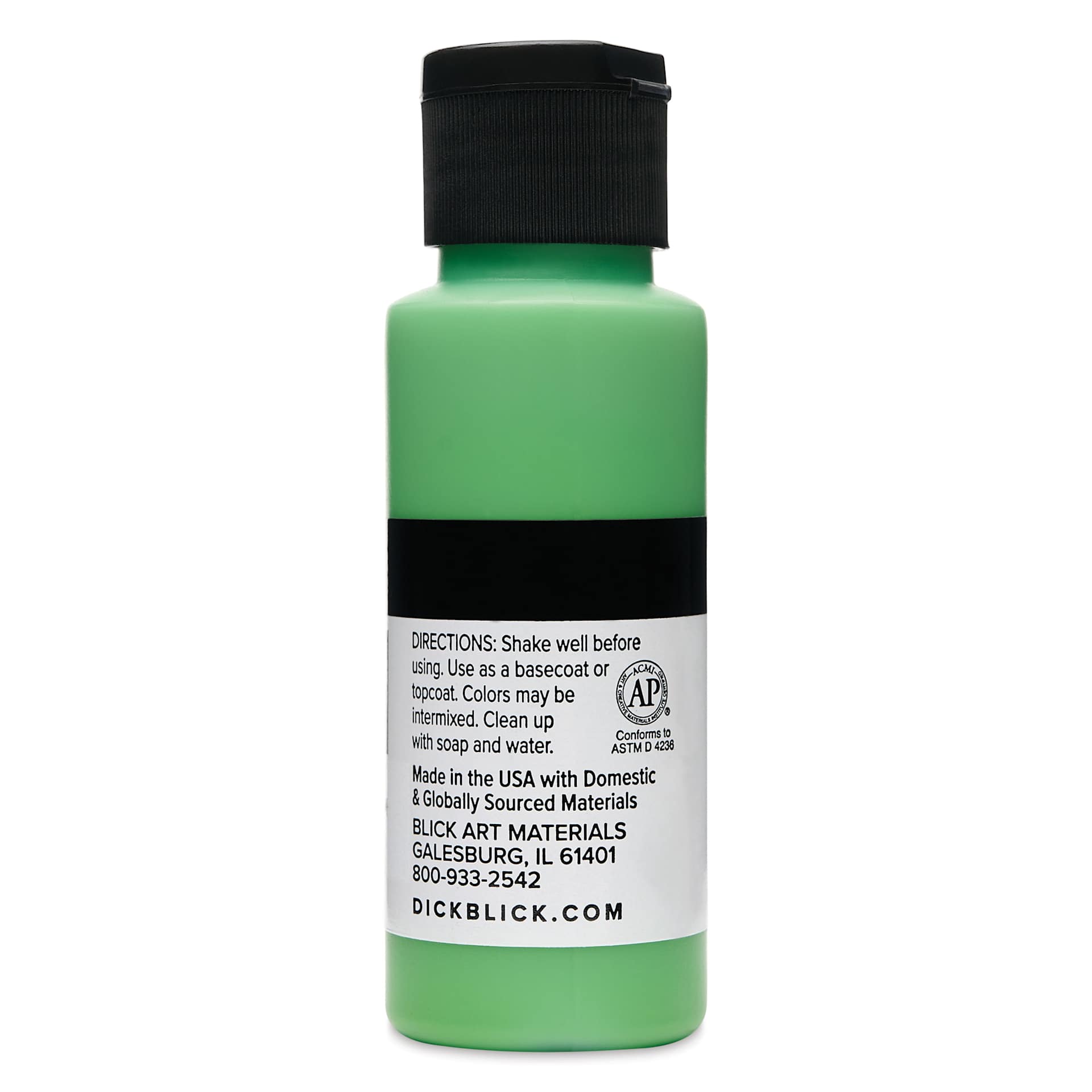 Blick Matte Acrylic - Green Medium, 2 oz bottle