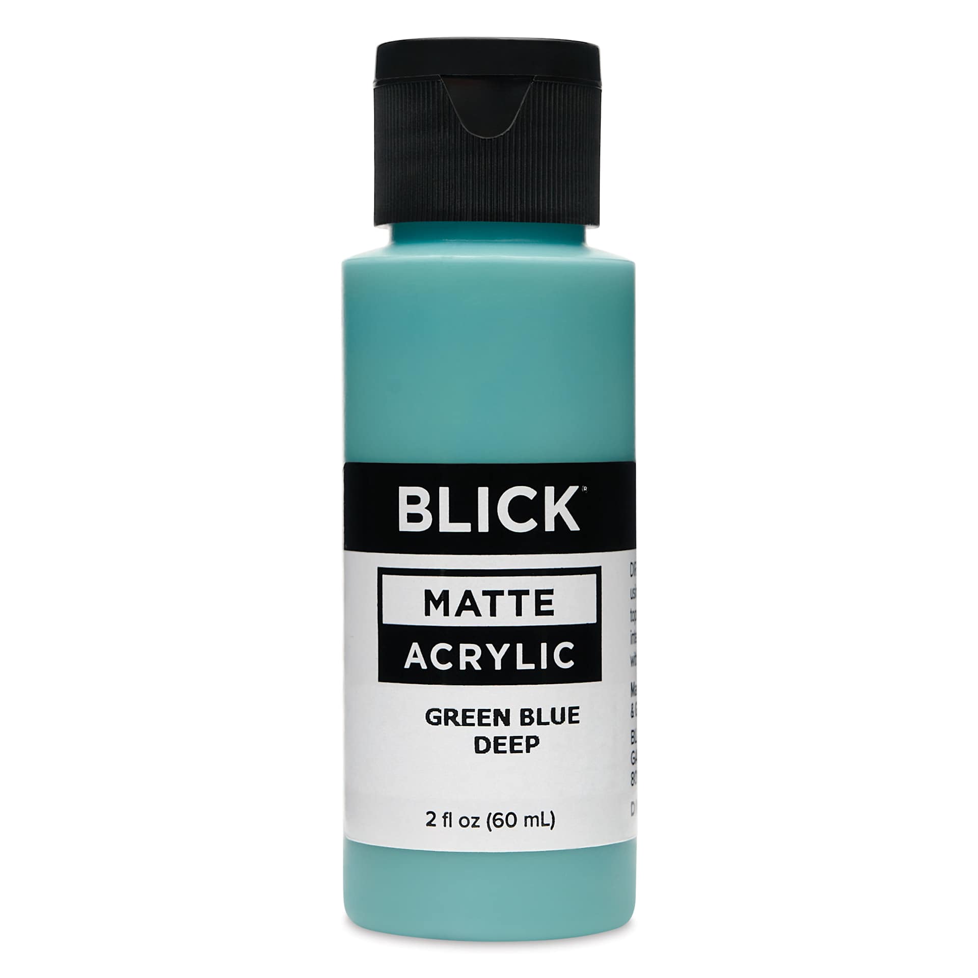 Blick Matte Acrylic - Green Blue Deep, 2 oz bottle