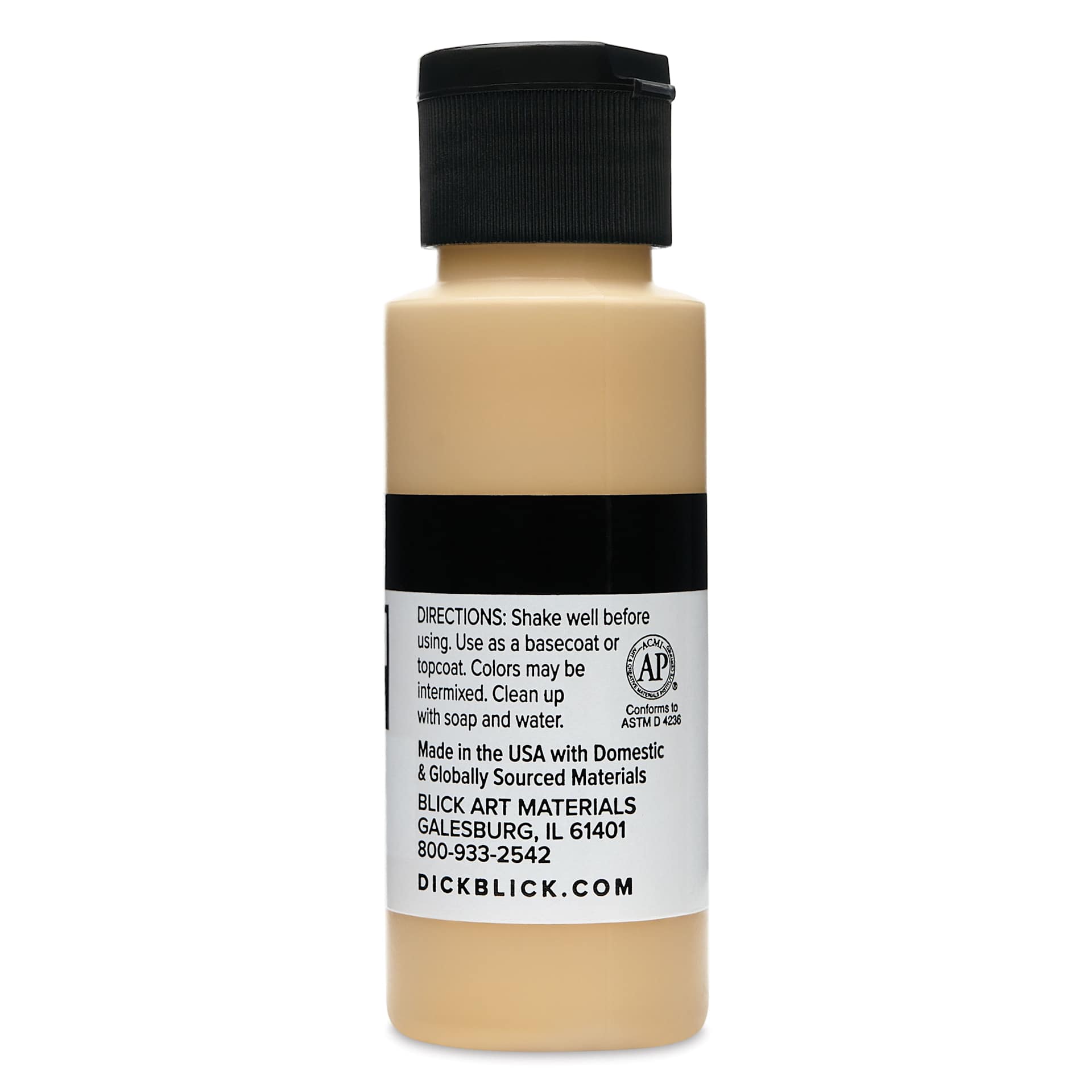 Blick Matte Acrylic - Pale Gold, 2 oz bottle