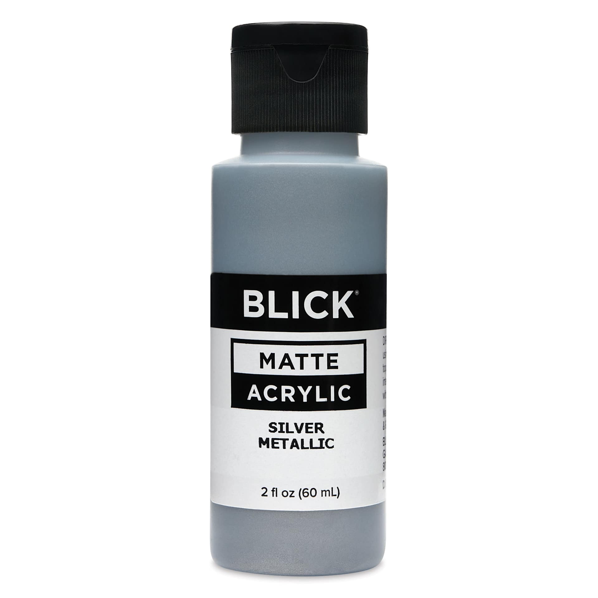 Blick Matte Acrylic - Silver Metallic, 2 oz bottle