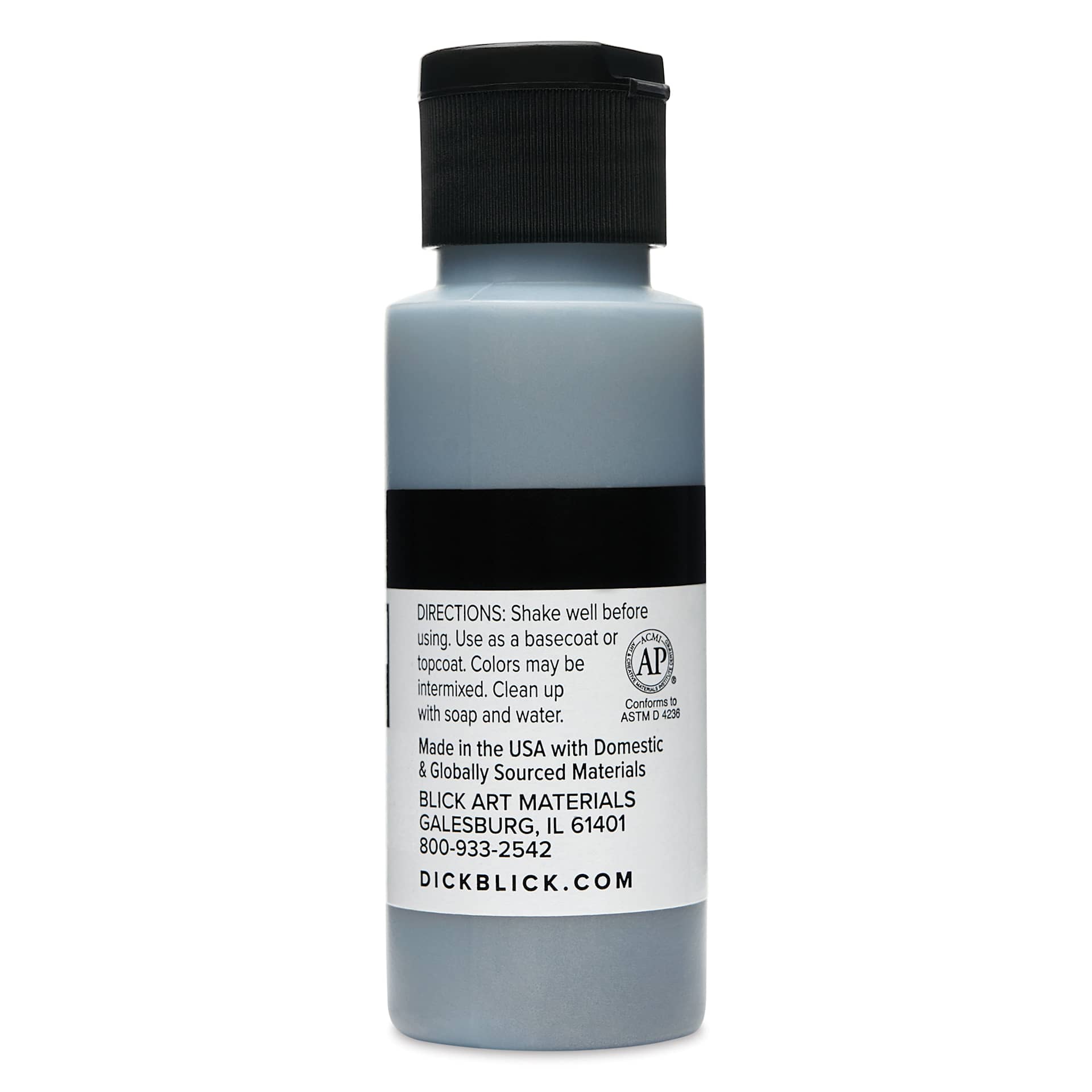 Blick Matte Acrylic - Pewter, 2 oz bottle