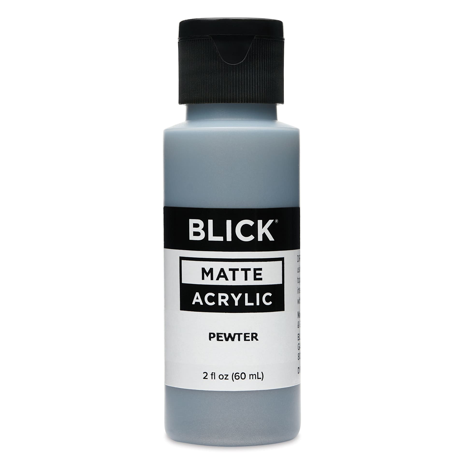 Blick Matte Acrylic - Pewter, 2 oz bottle