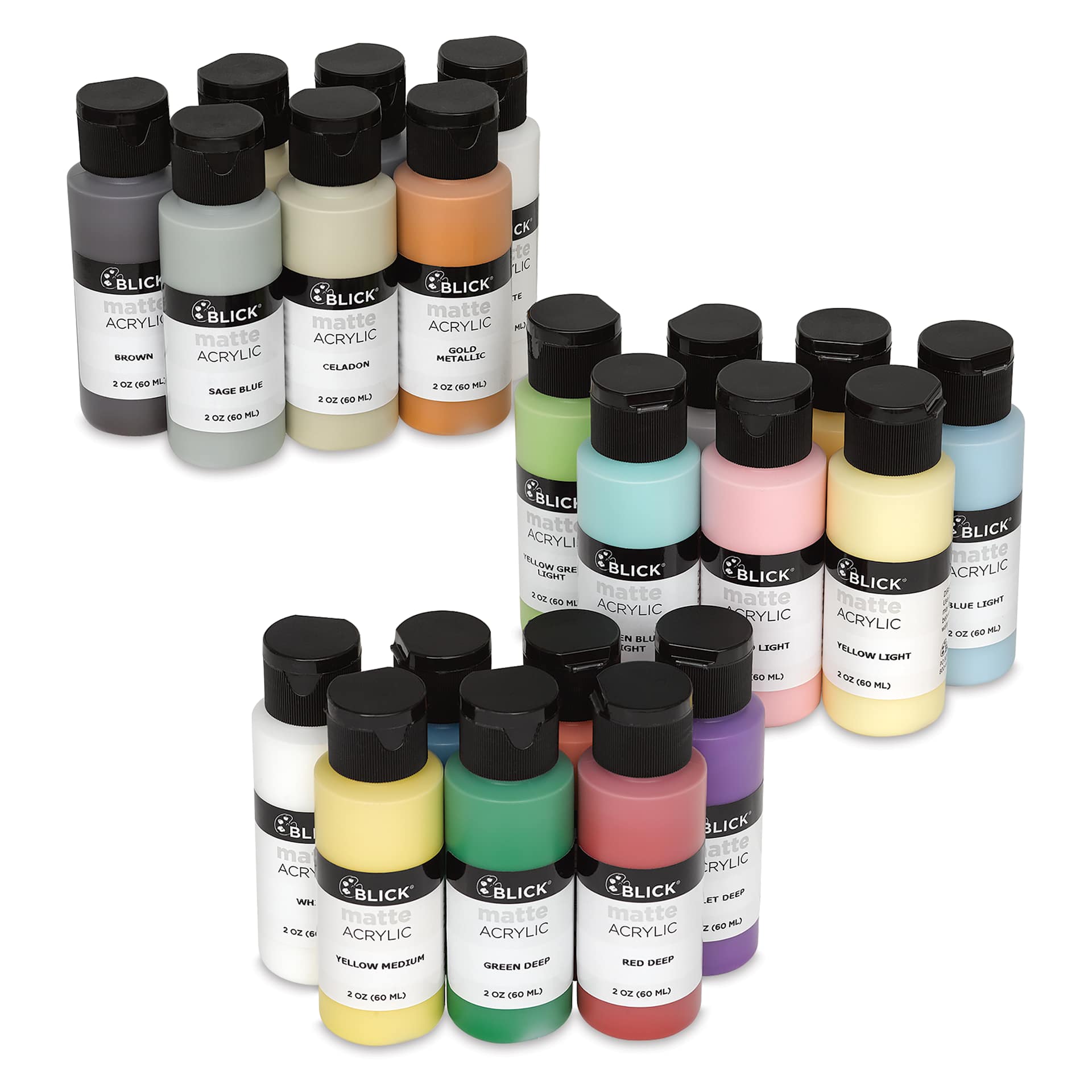 Blick Matte Acrylic Paints and Sets, several sets Blick Matte Acrylic Paints and Sets, several sets