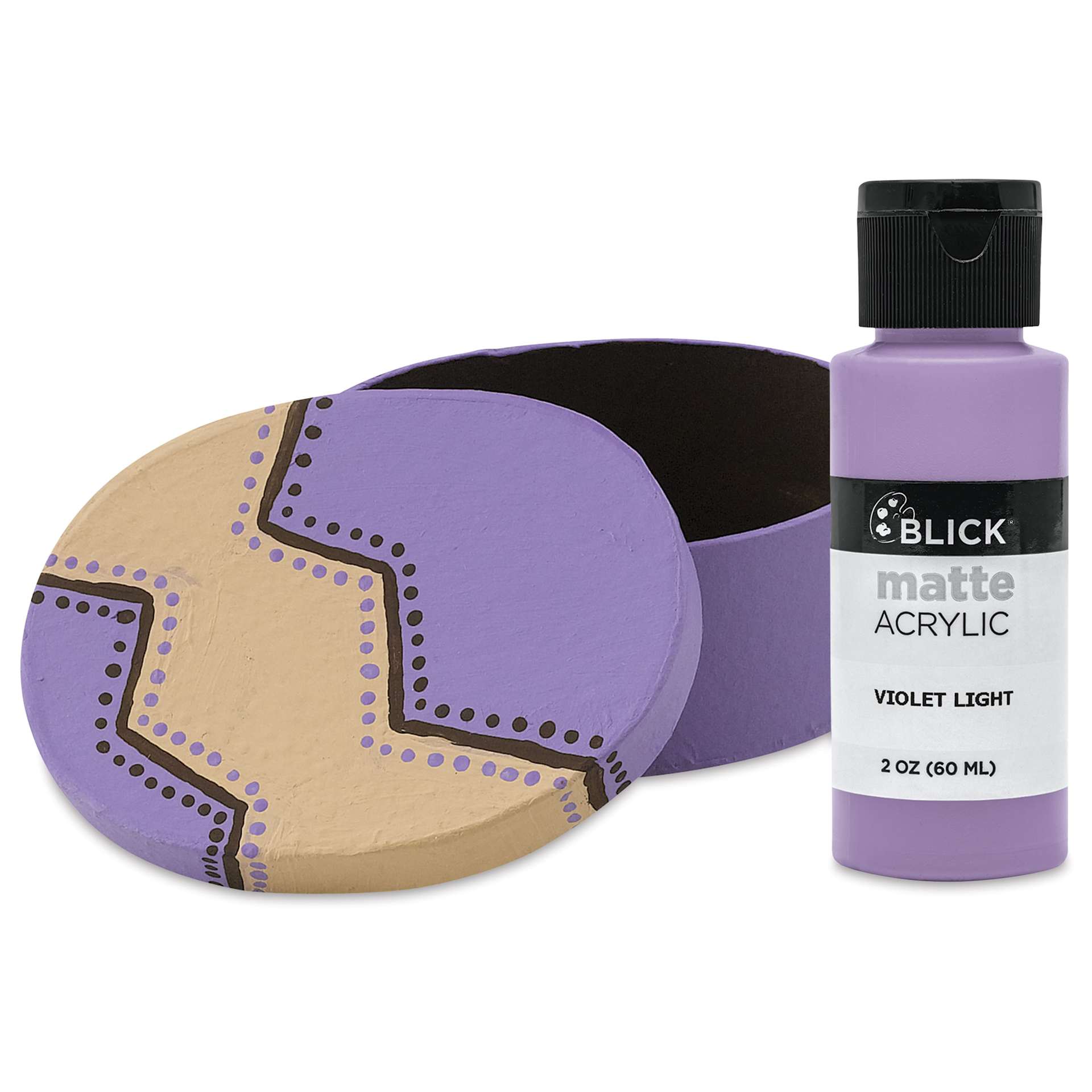 Blick Matte Acrylic Paints and Sets, painted product Blick Matte Acrylic Paints and Sets, painted product