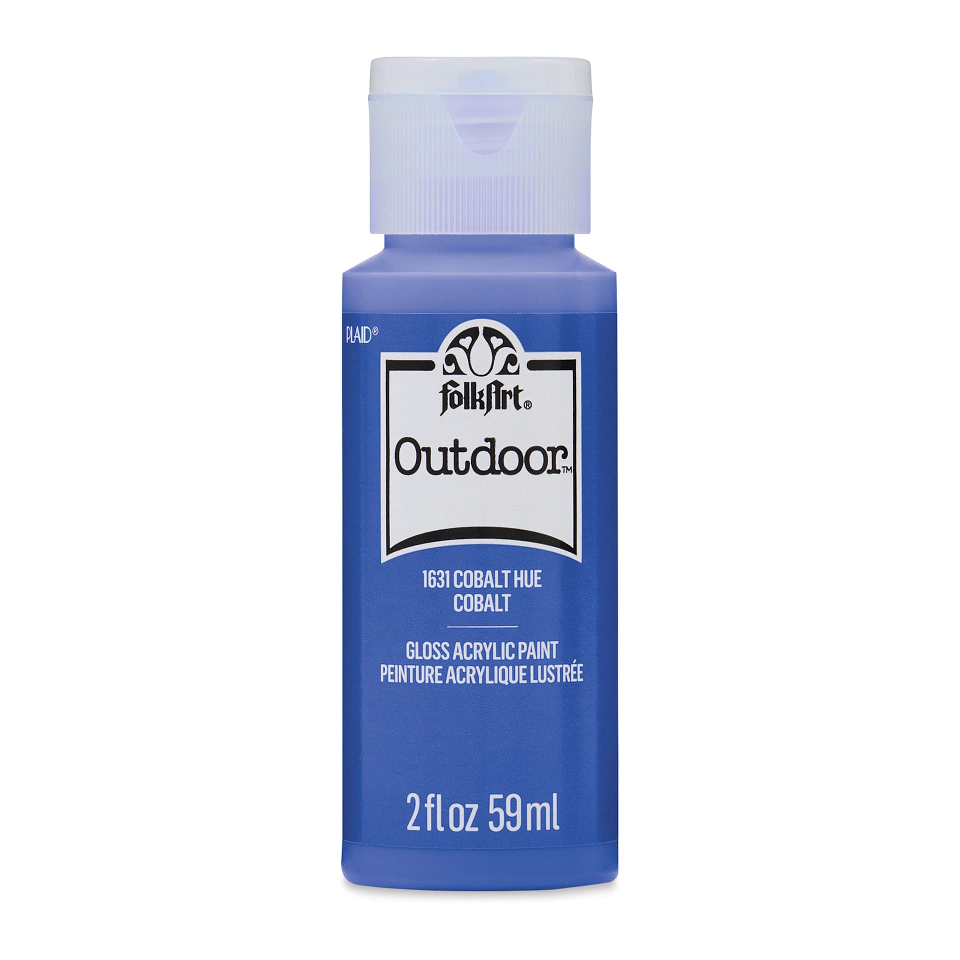 FolkArt Outdoor Acrylic Paint - Cobalt Hue, 2 oz, Bottle