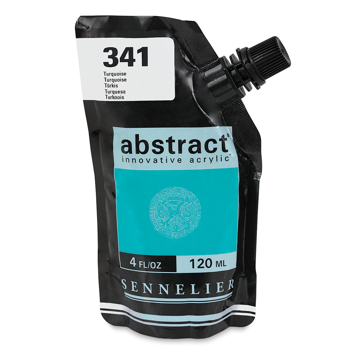 Sennelier Abstract Acrylic - Turquoise, 120 ml pouch Sennelier Abstract Acrylic - Turquoise, 120 ml pouch