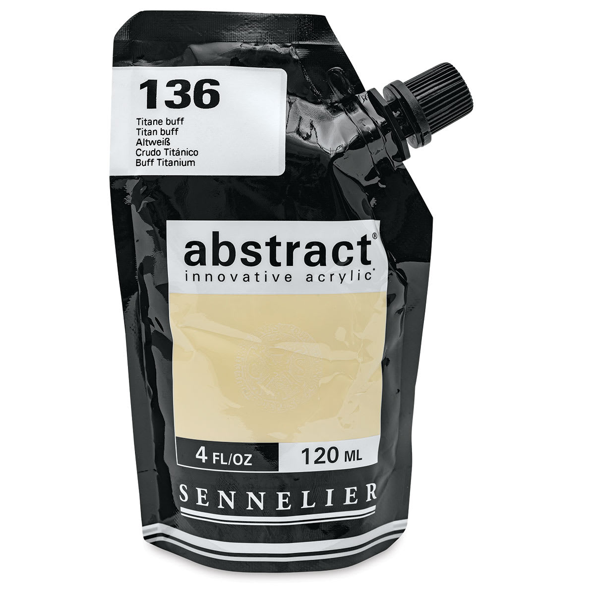 Sennelier Abstract Acrylic - Titan Buff, 120 ml pouch