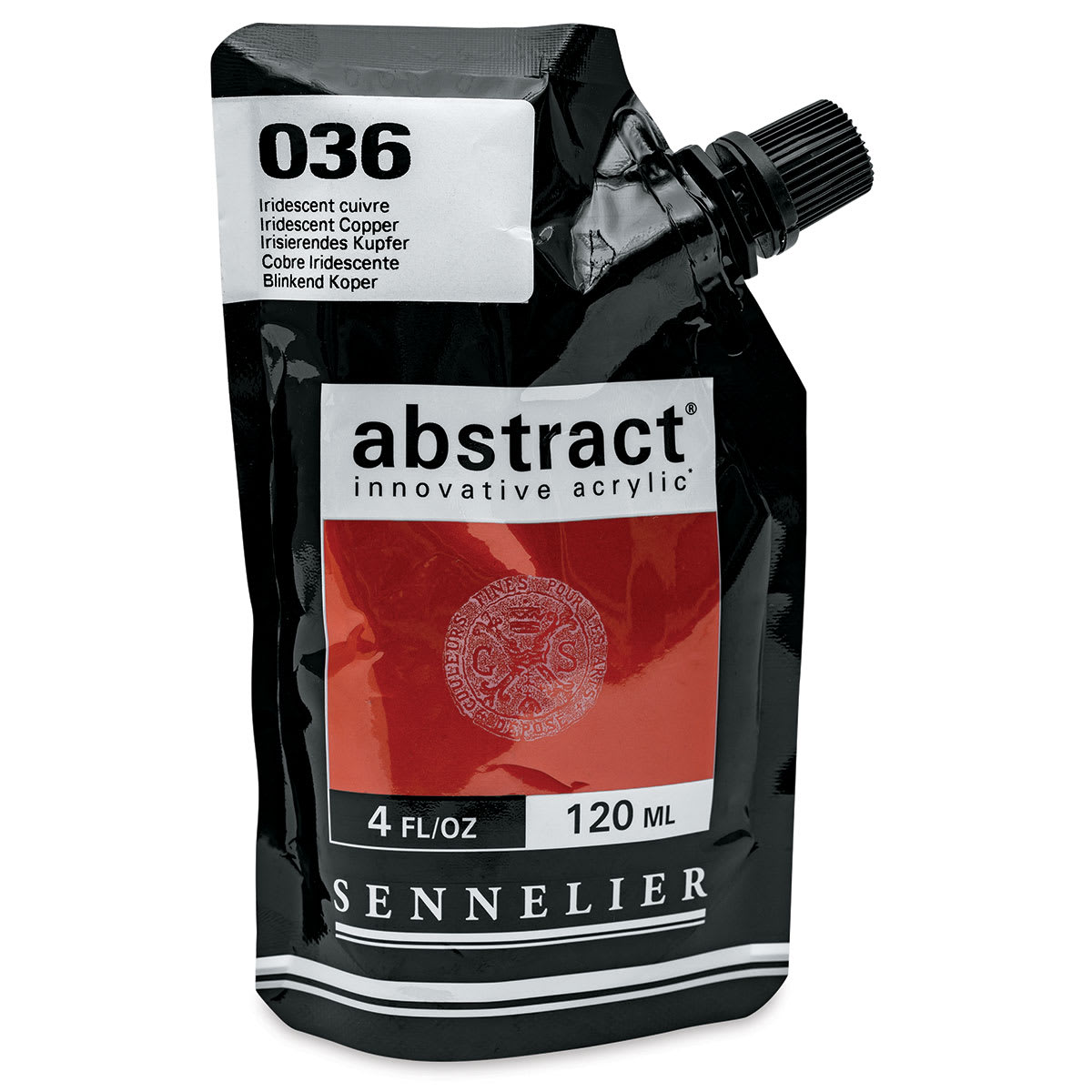 Sennelier Abstract Acrylic - Iridescent Copper, 120 ml pouch