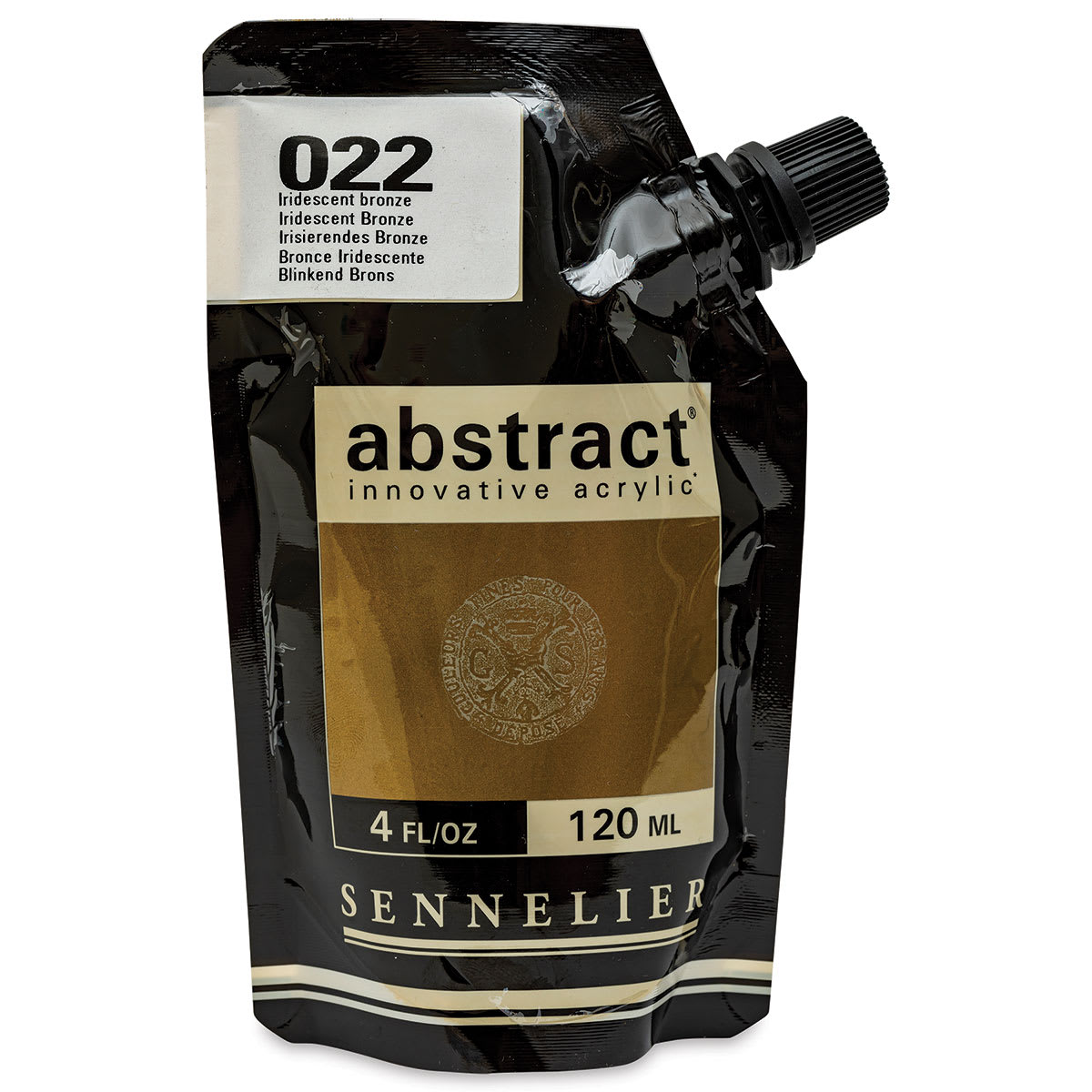 Sennelier Abstract Acrylic - Iridescent Bronze, 120 ml pouch