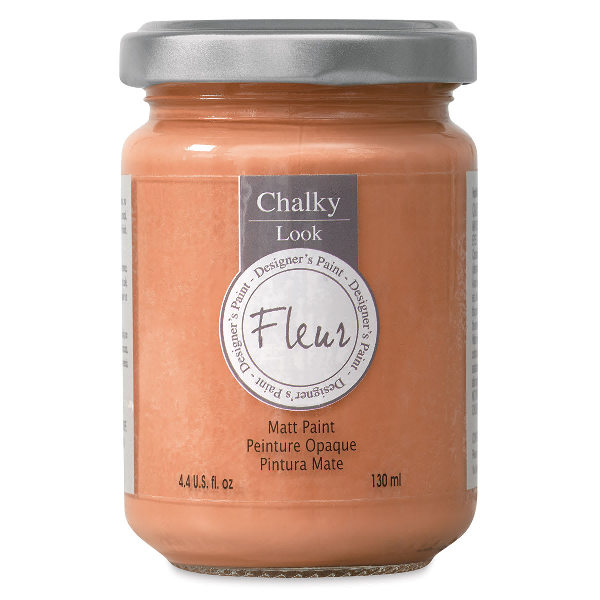 Fleur Chalky Look Paint - Grand Canyon, 4.4 oz jar
