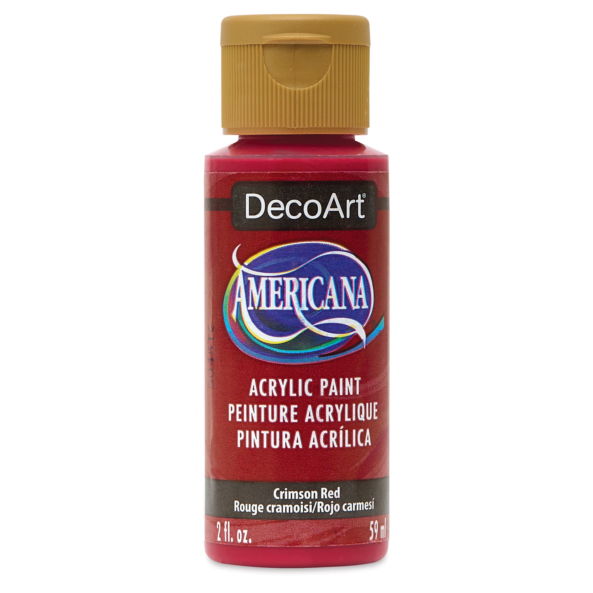 DecoArt Americana Acrylic Paint - Crimson Red, 2 oz