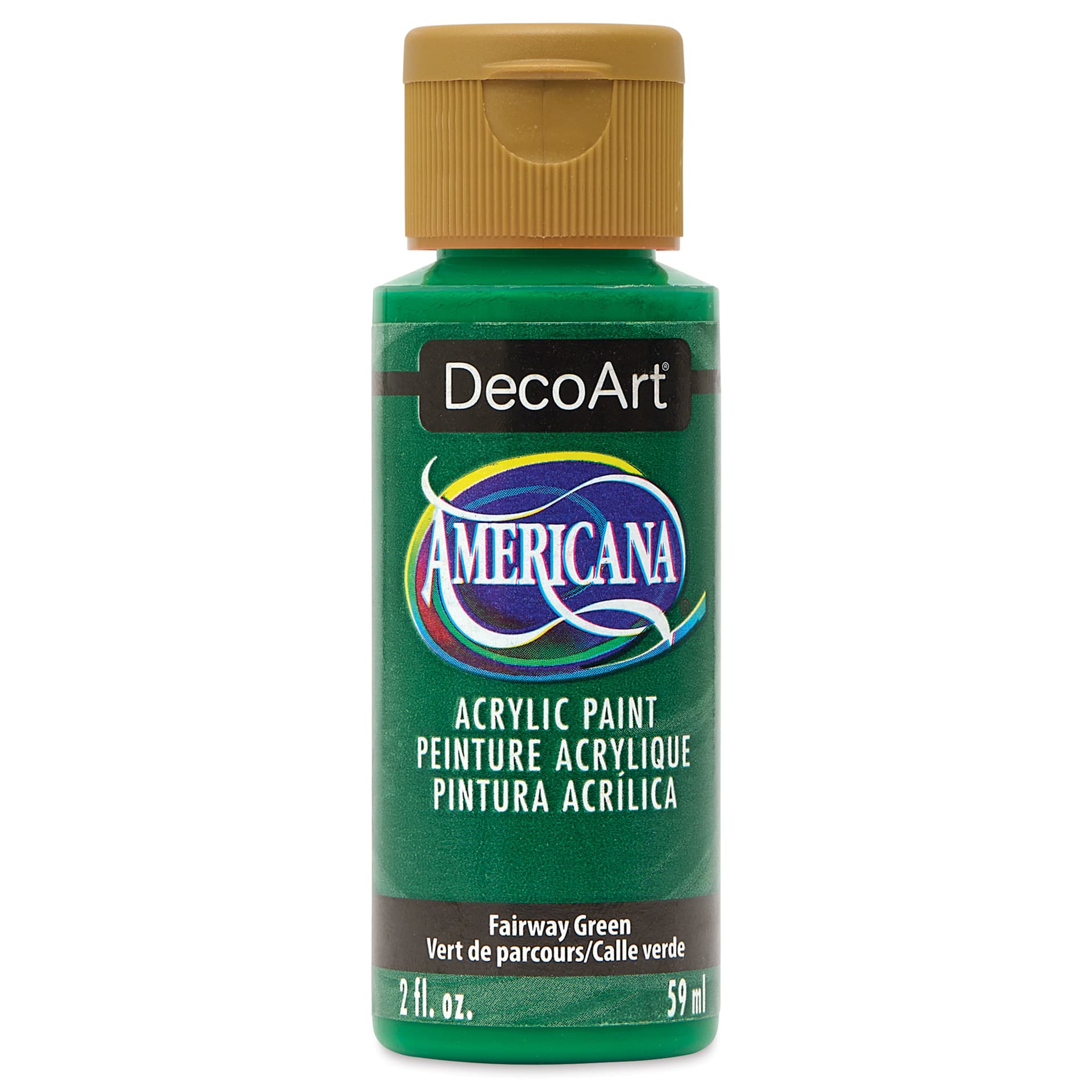 DecoArt Americana Acrylic Paint - Fairway Green, 2 oz