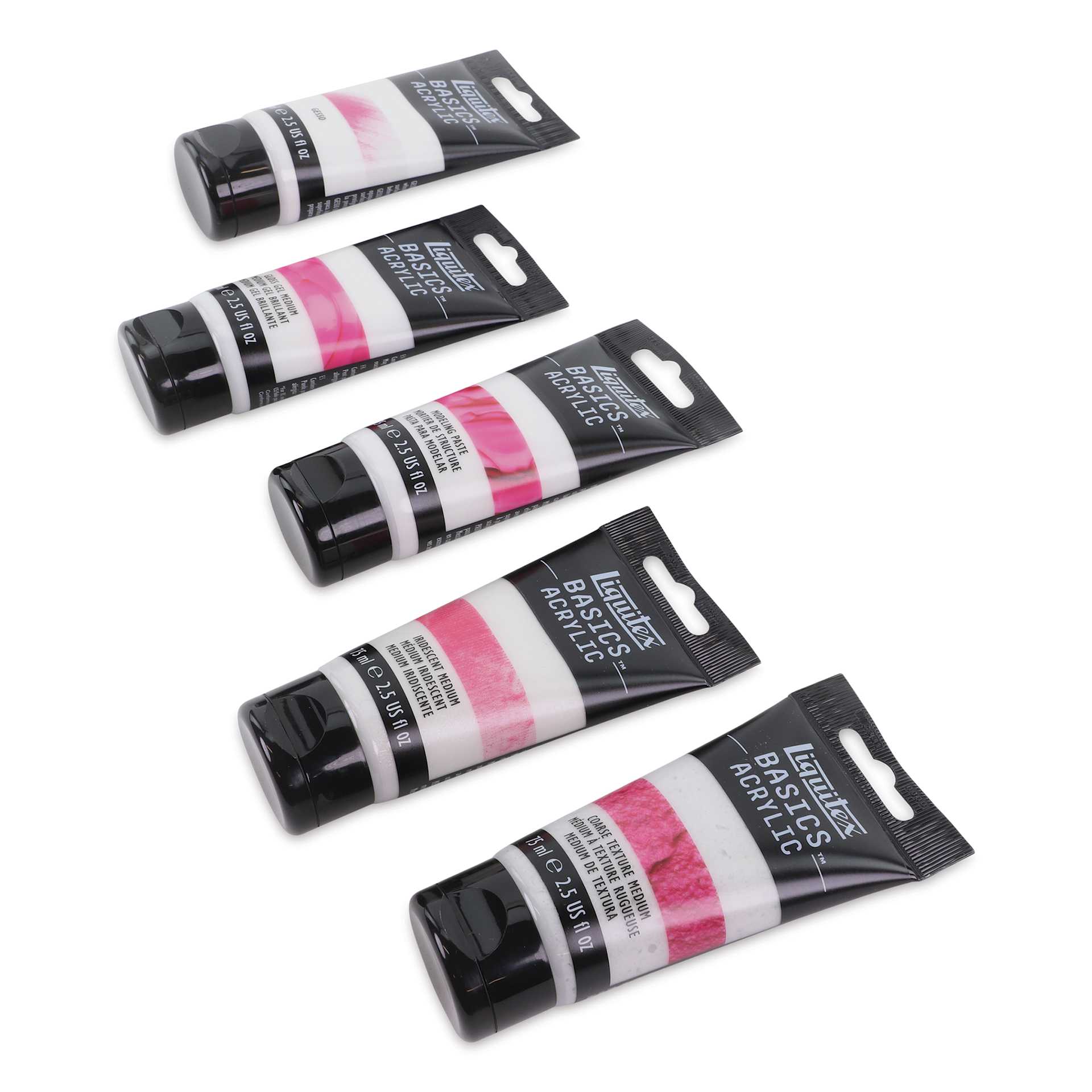 Liquitex Basics Acrylic Mediums Starter Set (out of the box)