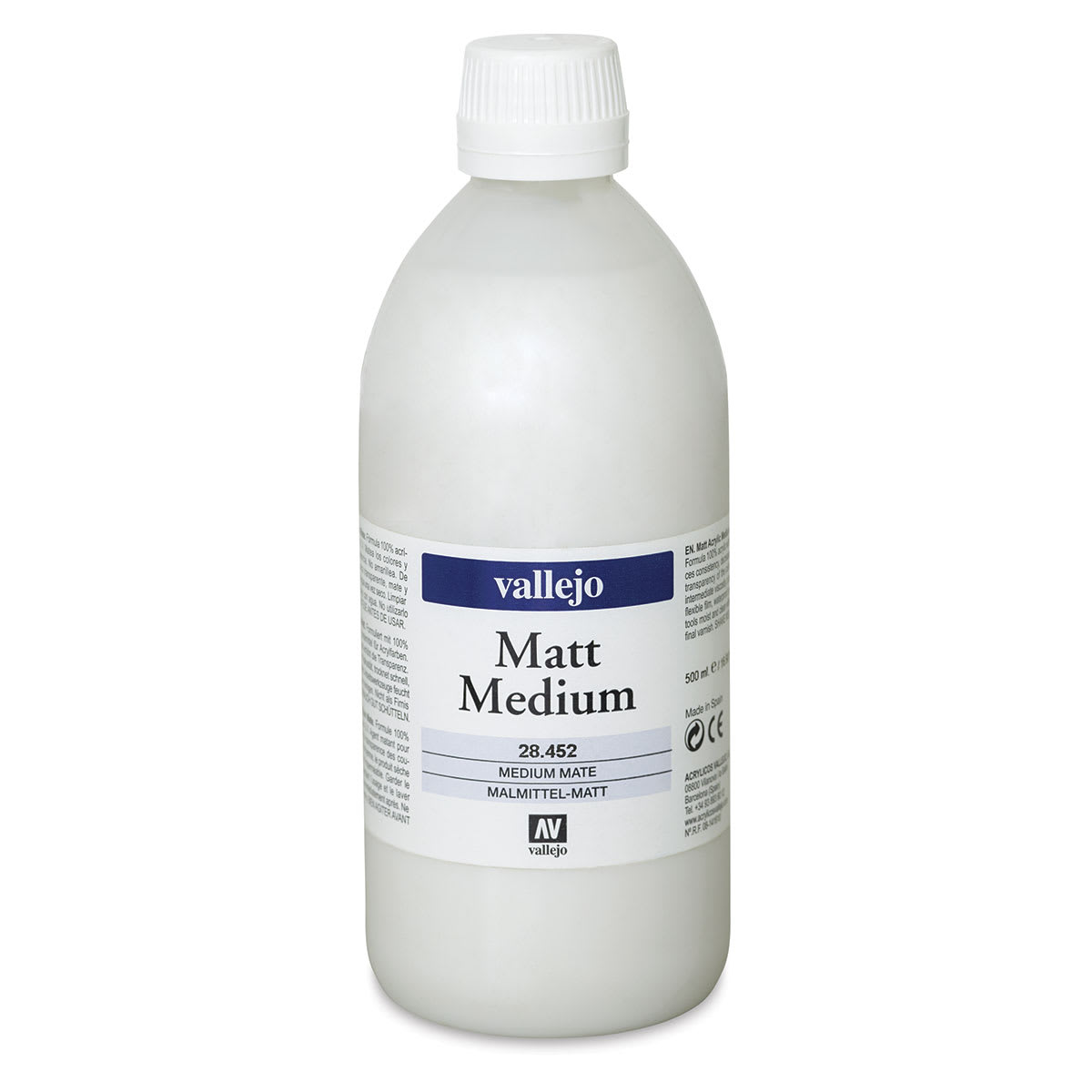Vallejo Acrylic Medium - Matte, 500 ml Vallejo Acrylic Medium - Matte, 500 ml