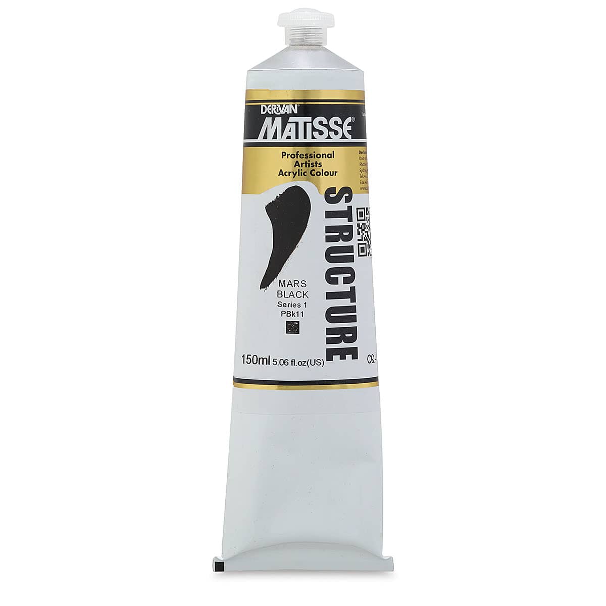 Matisse Structure Paint - Mars Black, 150 ml