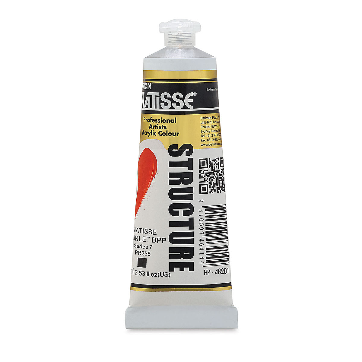 Matisse Structure Paint - Matisse Scarlet DPP, 75 ml
