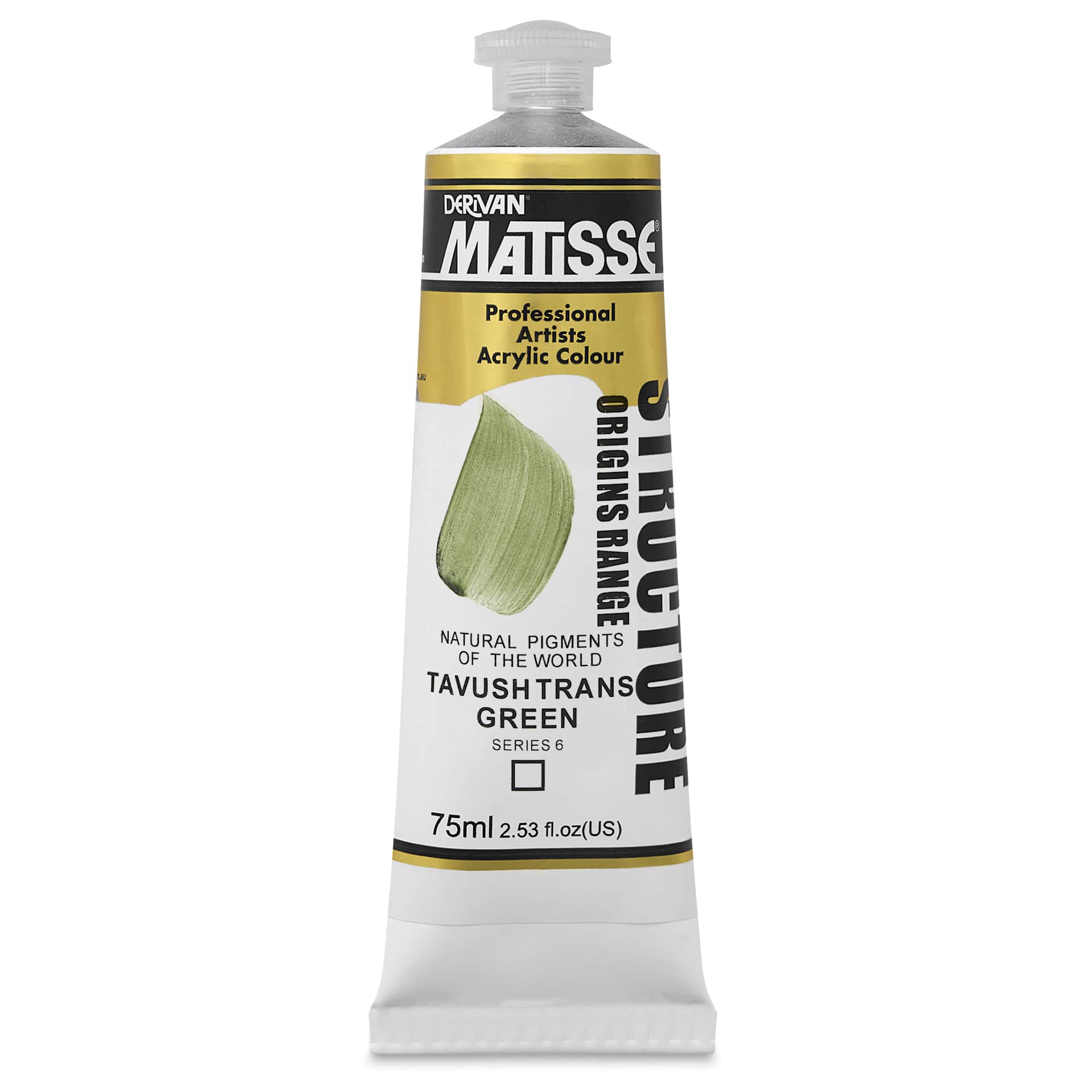 Matisse Structure Paint - Armenian Tavush Trans Green, 75 ml