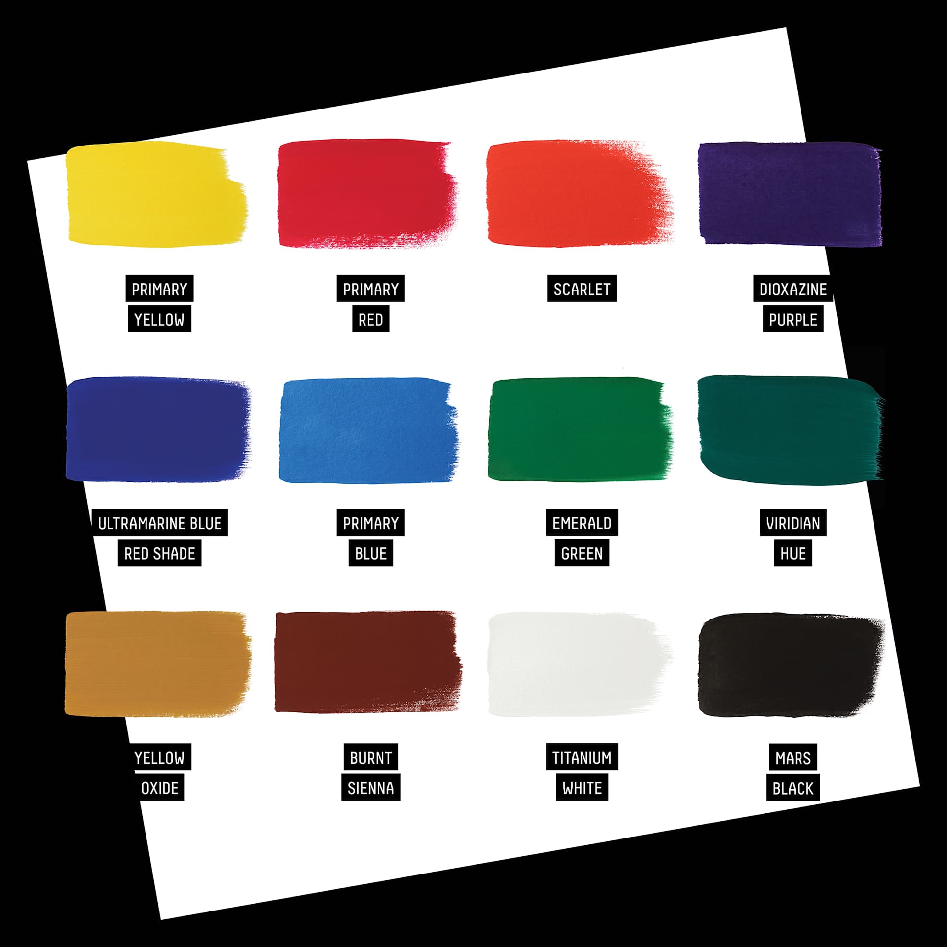 Set content color list.