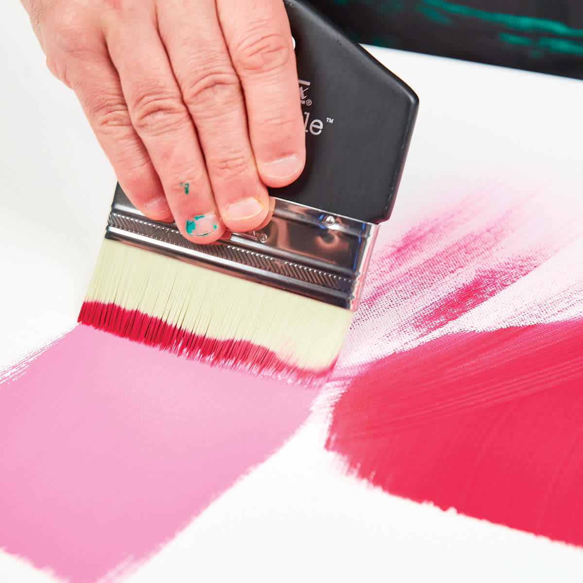 Liquitex Professional Acrylic Gouache (Matte finish paint stroke)