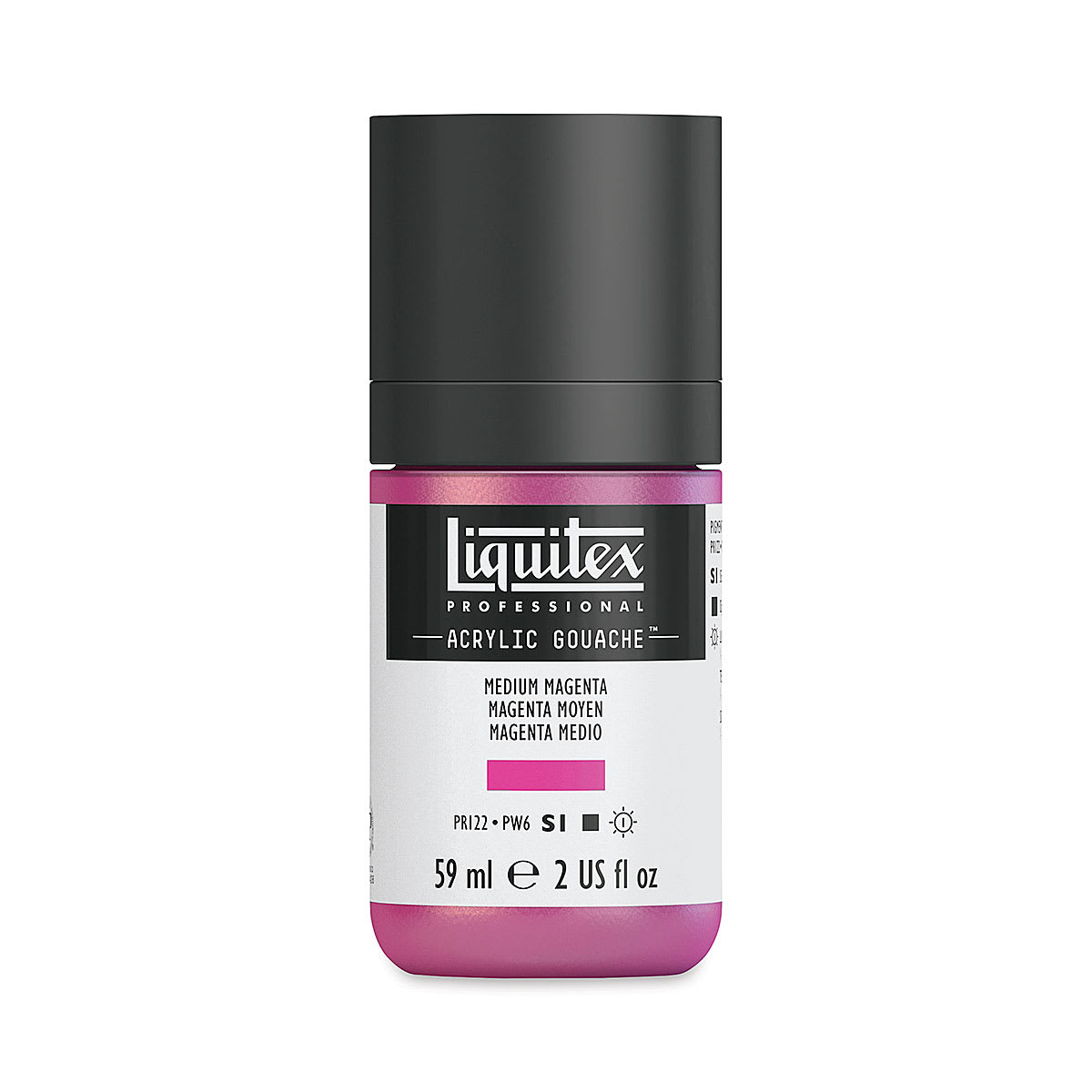 Liquitex Acrylic Gouache - Medium Magenta, 59 ml