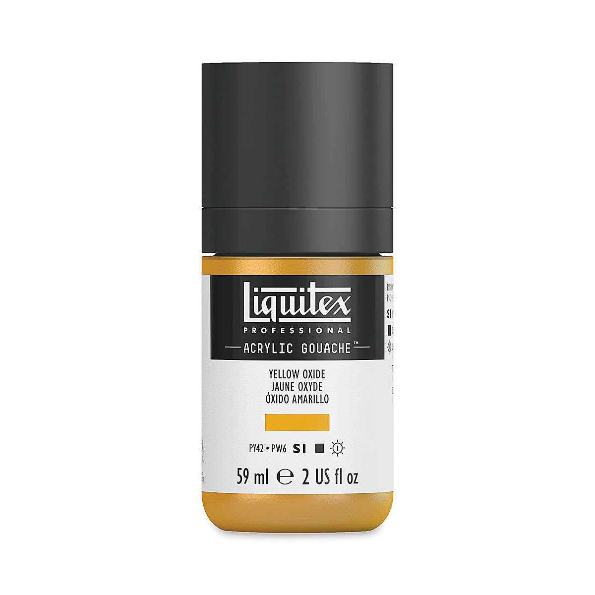 Liquitex Acrylic Gouache - Yellow Oxide, 59 ml