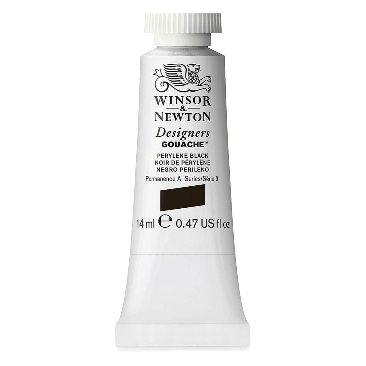 Winsor & Newton Designers Gouache - Perylene Black, 14 ml tube