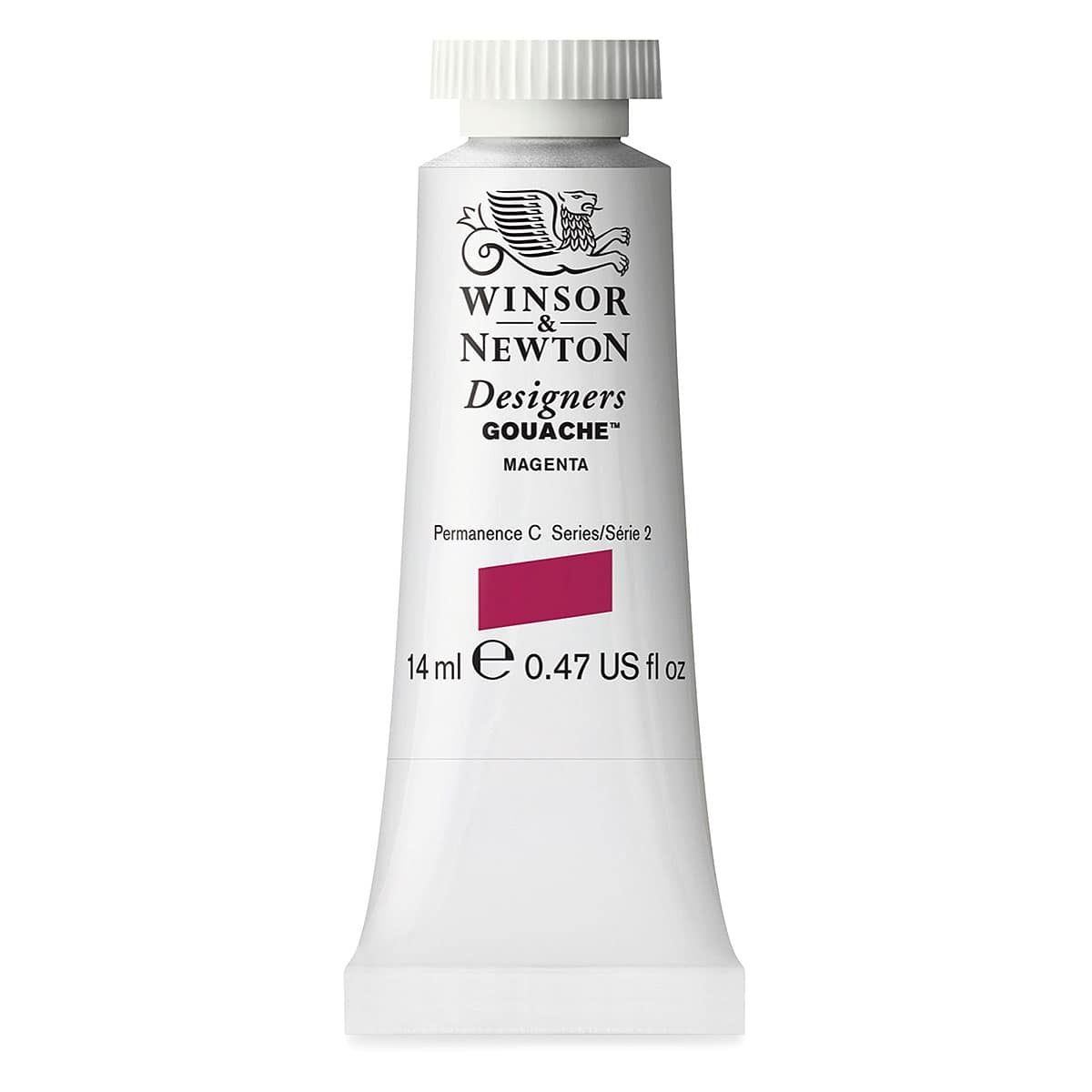 Winsor & Newton Designers Gouache - Magenta, 14 ml tube