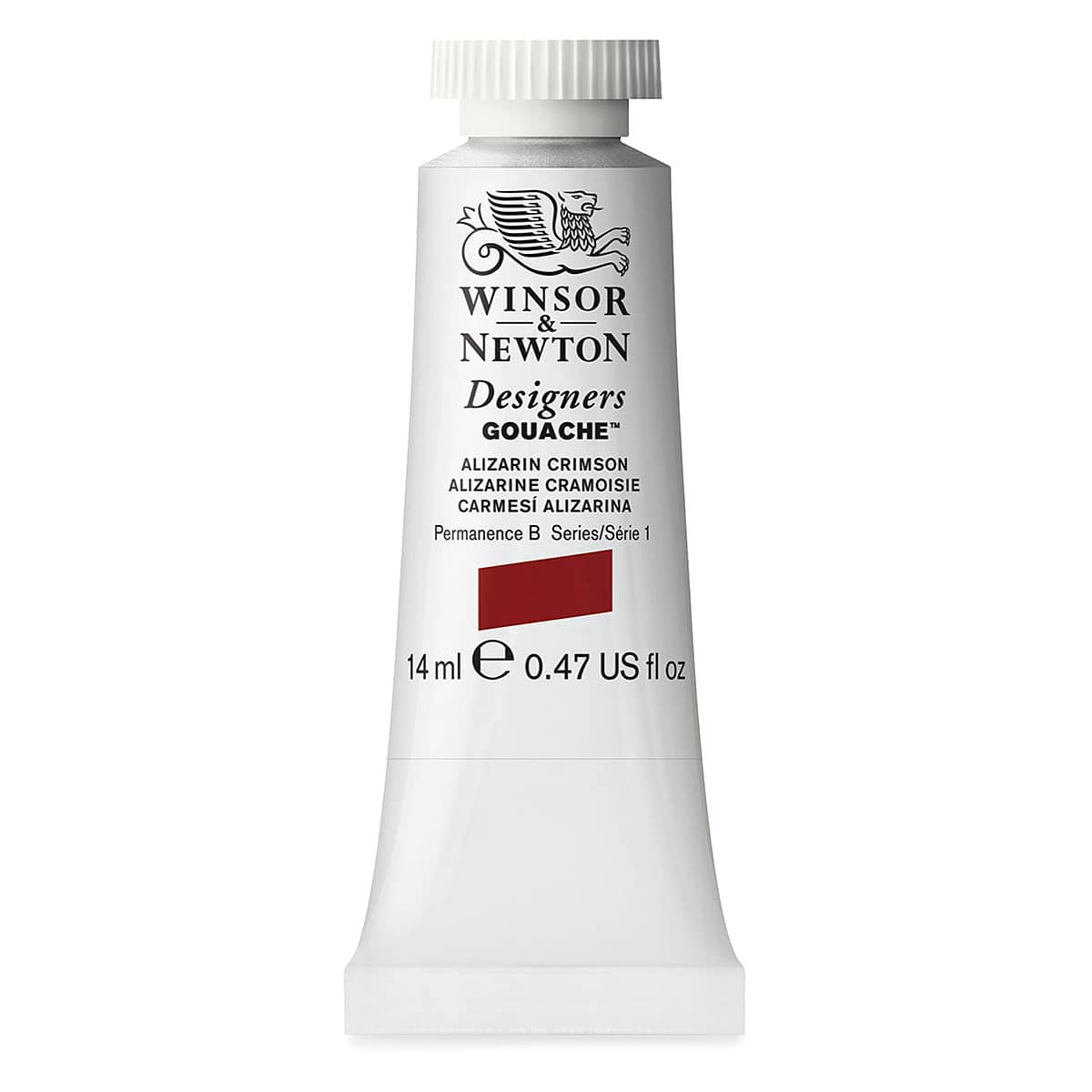 Winsor & Newton Designers Gouache - Alizarin Crimson, 14 ml tube