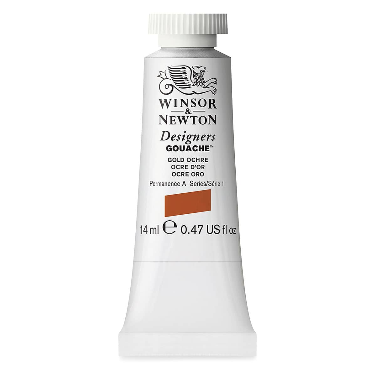 Winsor & Newton Designers Gouache - Gold Ochre, 14 ml tube