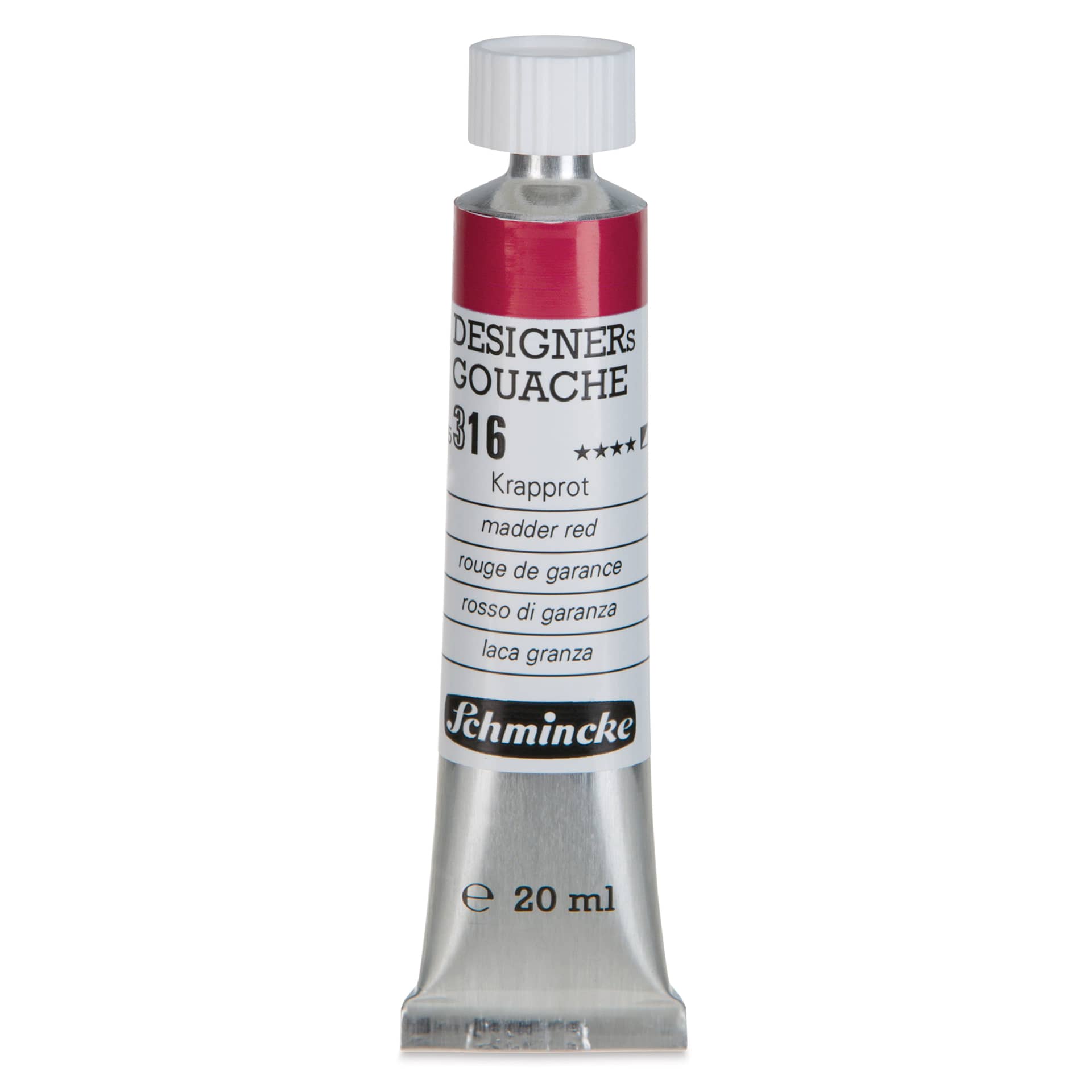 Schmincke Designers Gouache - Madder Red, 20 ml Tube