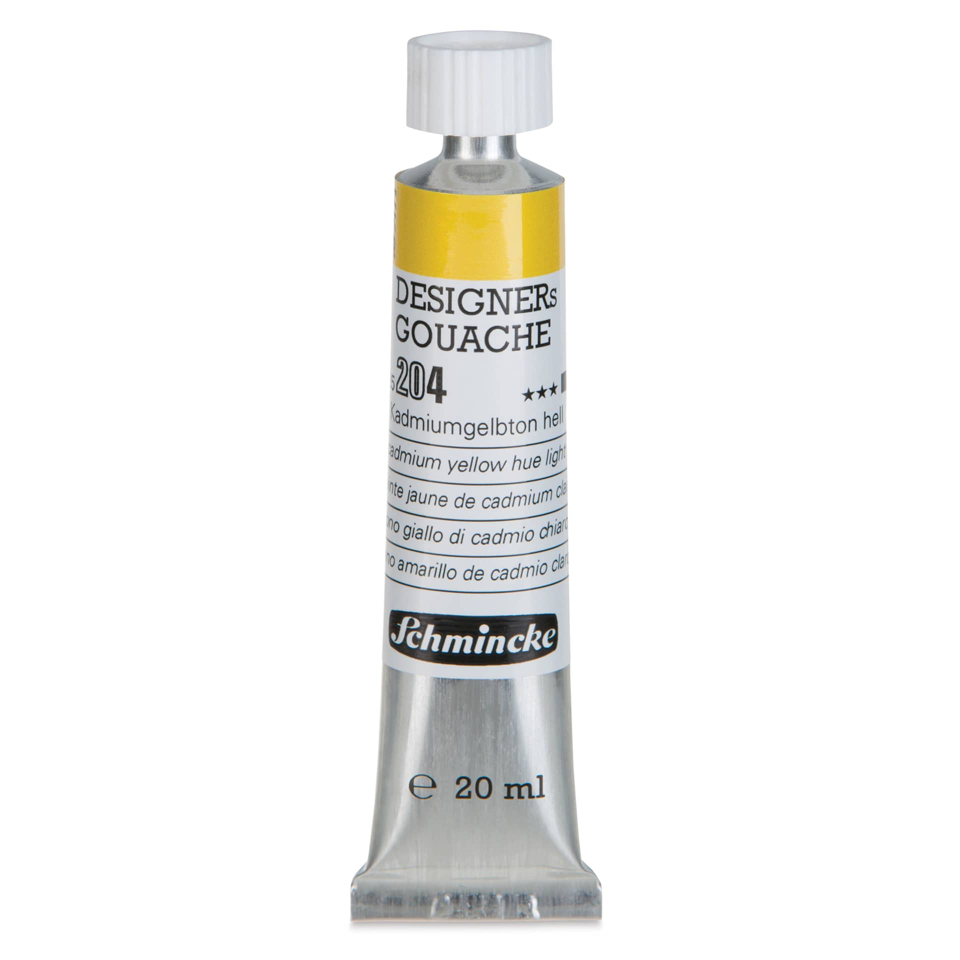 Schmincke Designers Gouache - Cadmium Yellow Hue Light, 20 ml Tube