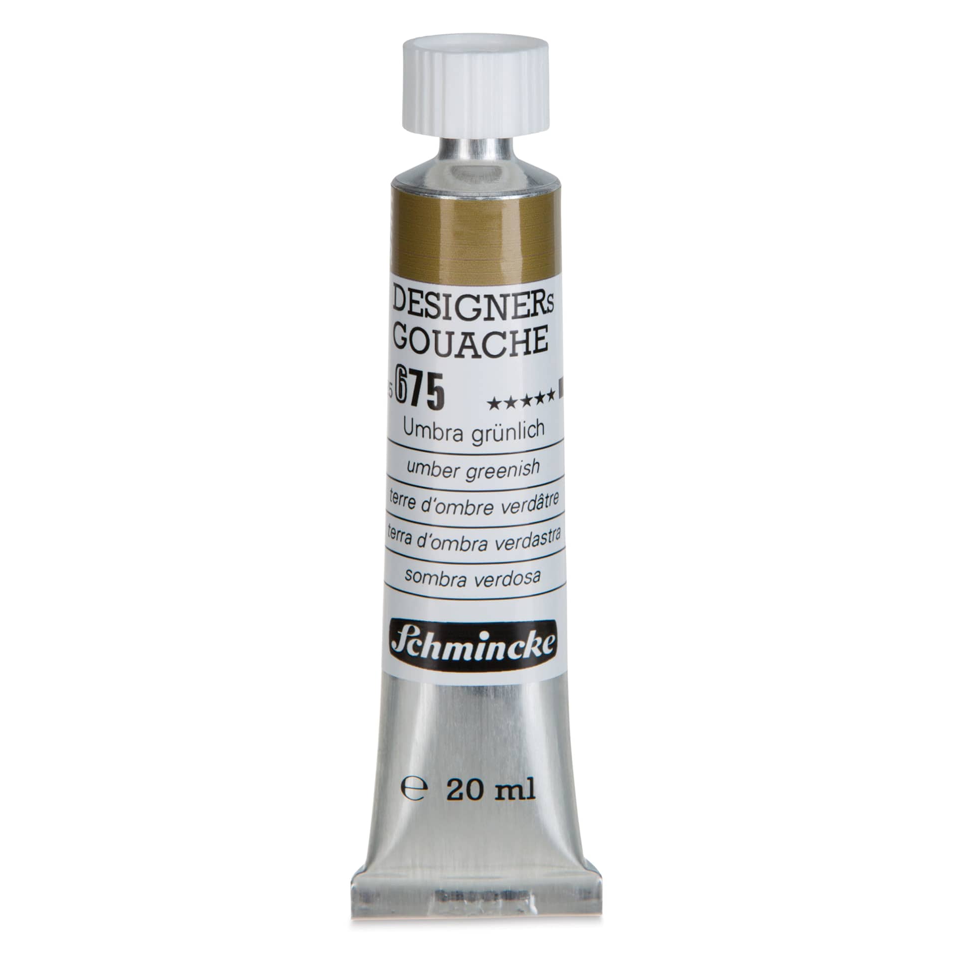 Schmincke Designers Gouache - Umber Greenish, 20 ml Tube