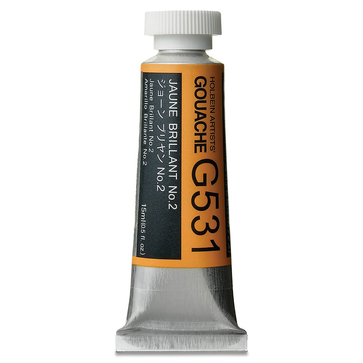 Holbein Artists' Gouache - Jaune Brilliant 2, 15 ml tube