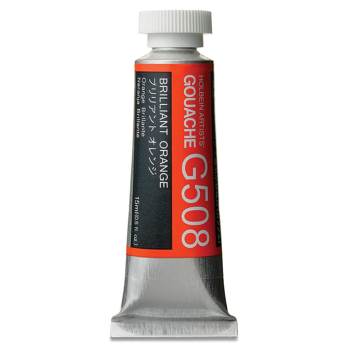 Holbein Artists' Gouache - Brilliant Orange, 15 ml tube