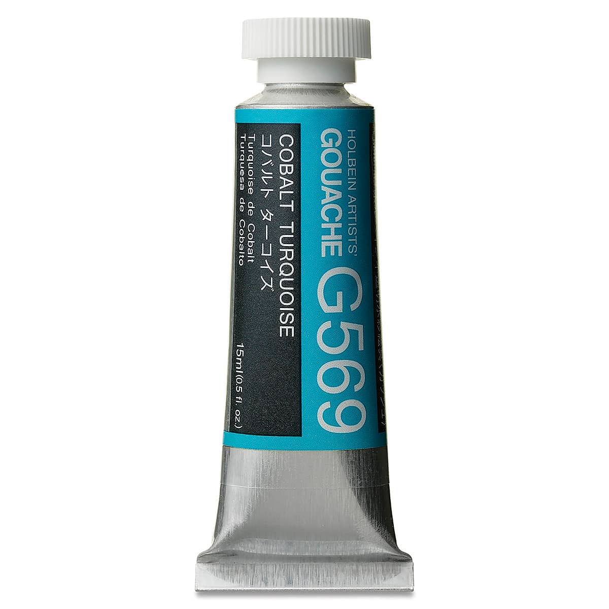 Holbein Artists' Gouache - Cobalt Turquoise, 15 ml tube