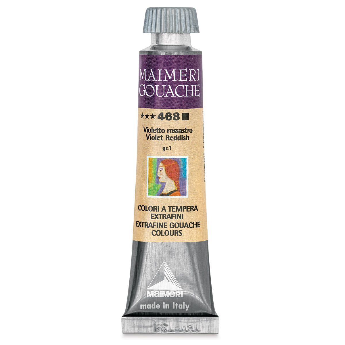 Maimeri Artist Gouache - Violet Reddish, 20 ml tube