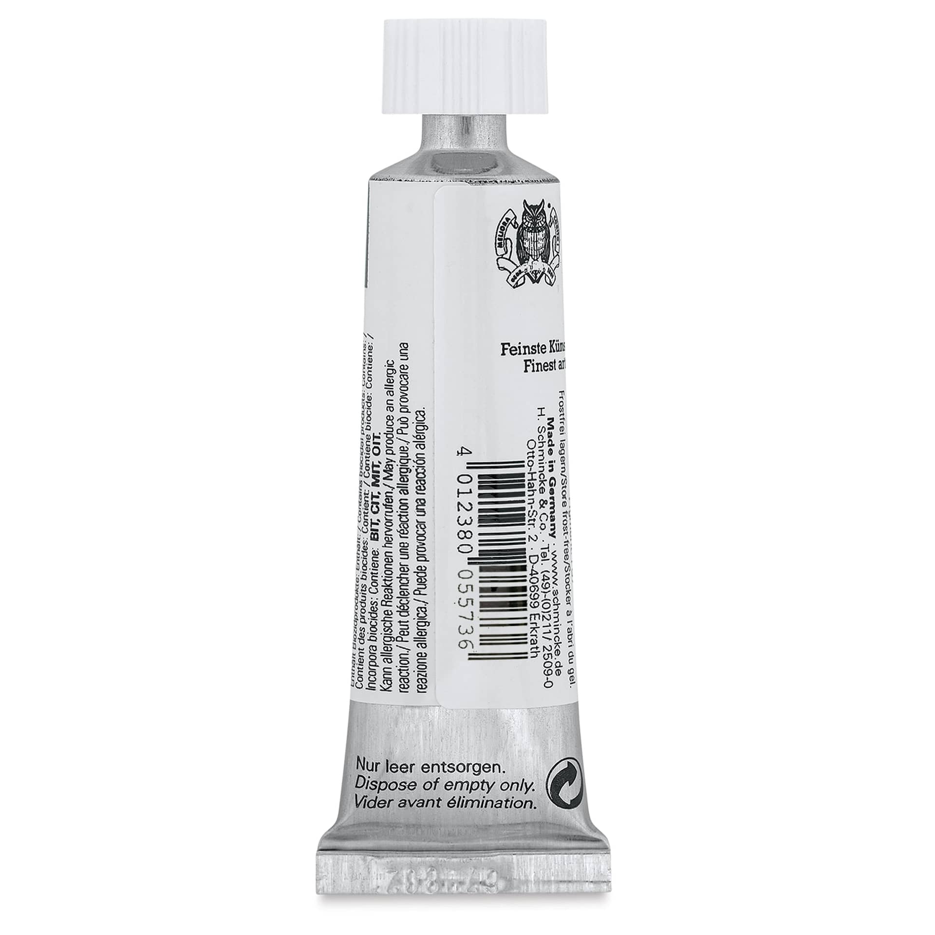 Schmincke Horadam Artist Gouache - Cadmium Red Middle, 15 ml tube back