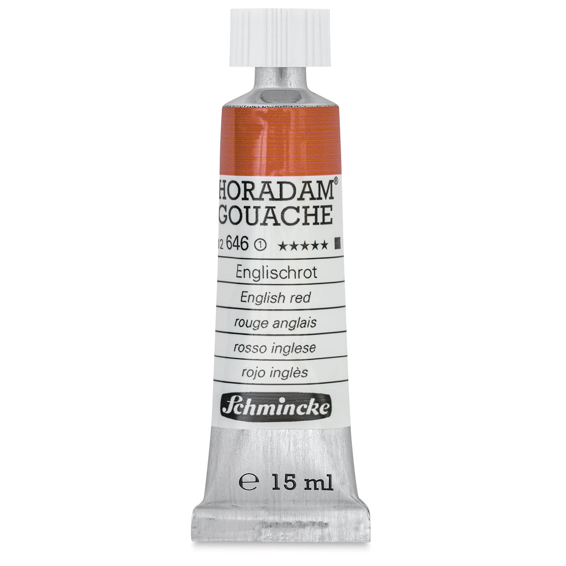 Schmincke Horadam Artist Gouache - English Red, 15 ml tube